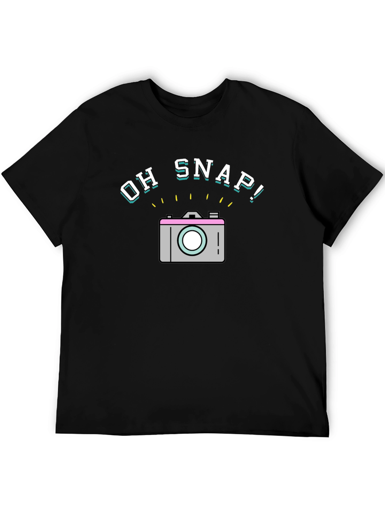 Oh Snap! Graphic T-Shirt - Trendy Camera Design