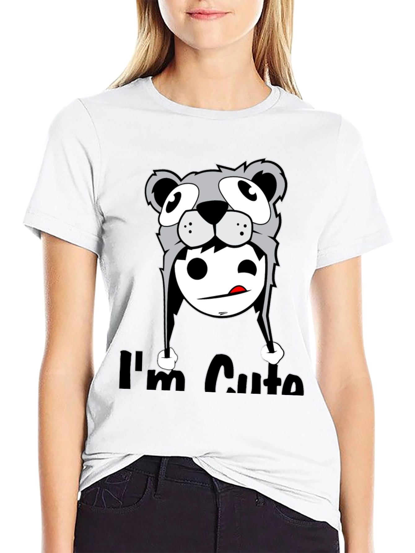 Cute Bear Hooded Tee