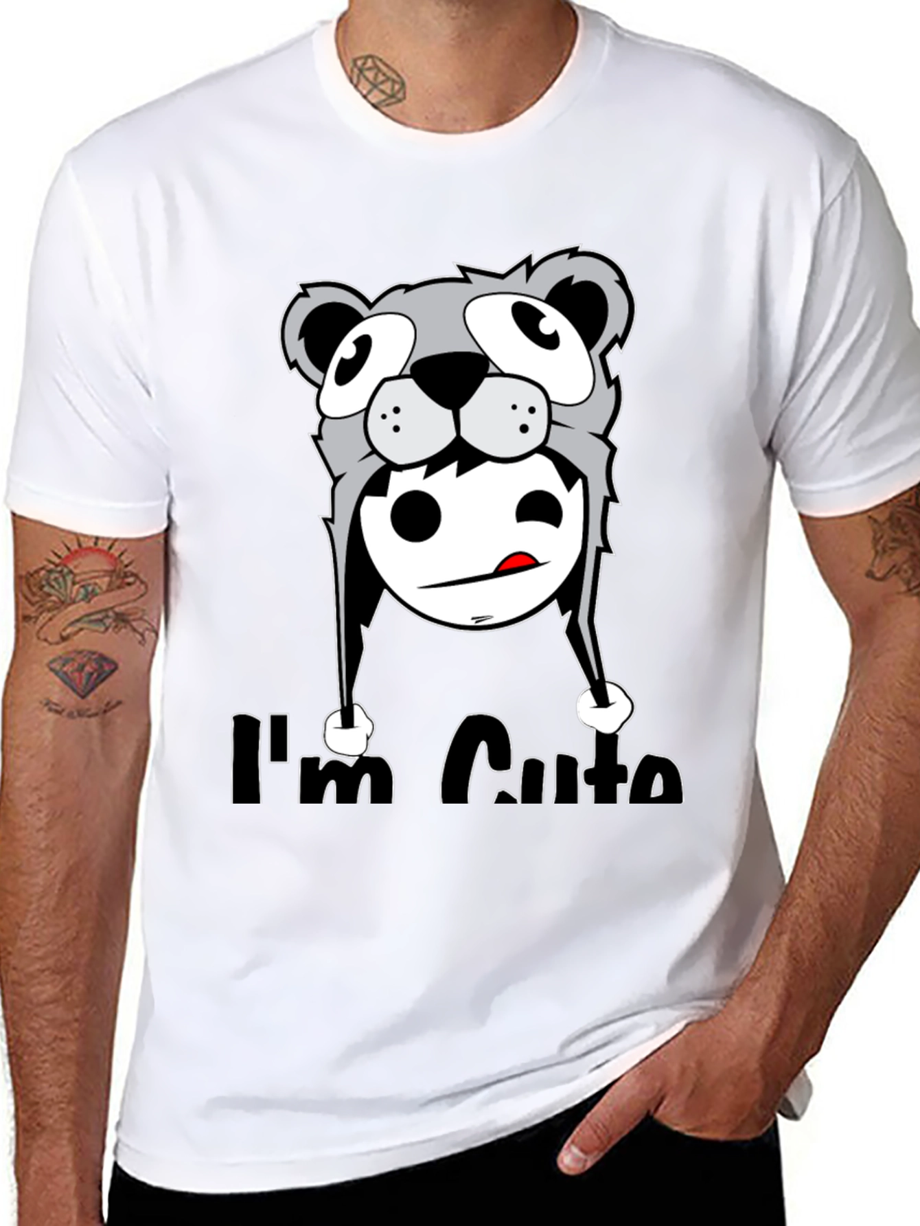 Cute Bear Hooded Tee