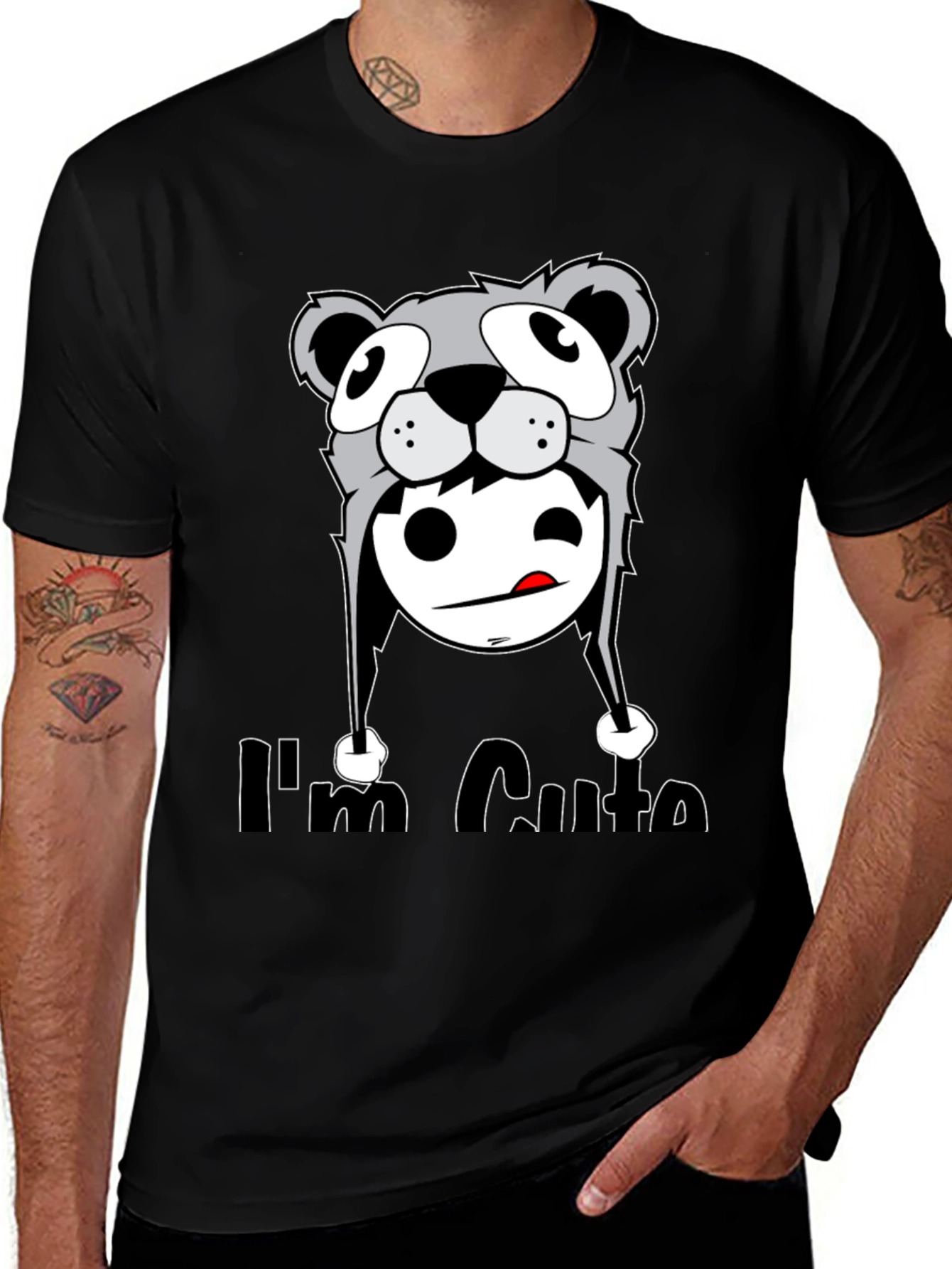 Cute Bear Hooded Tee