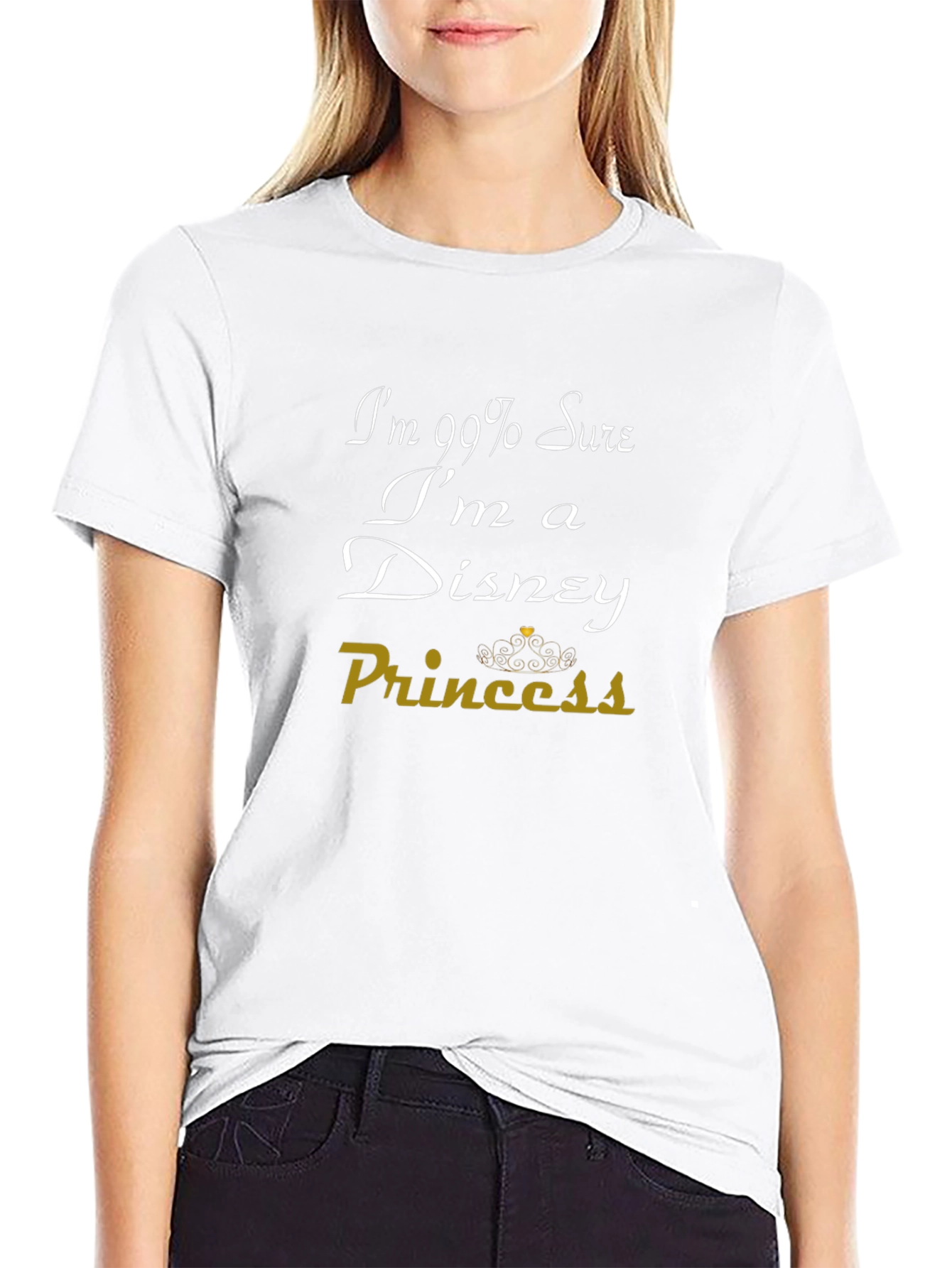 Disney Princess Graphic Tee - Black