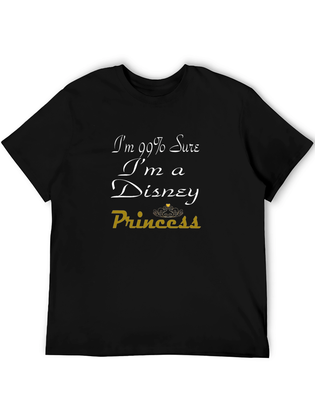 Disney Princess Graphic Tee - Black