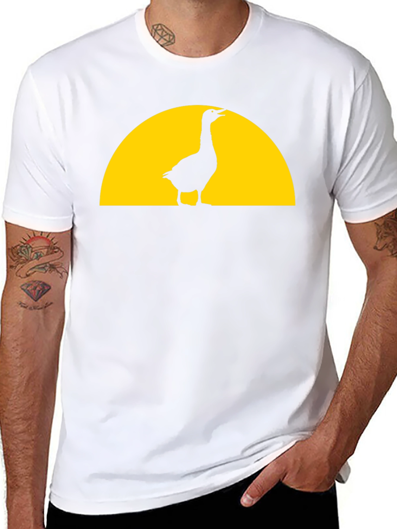 Goose Sunset Graphic Tee
