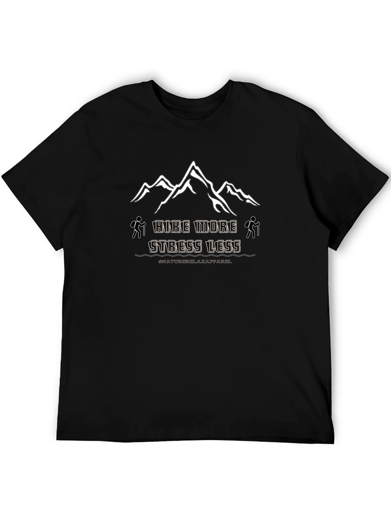 Hike More Stress Less Graphic Tee
