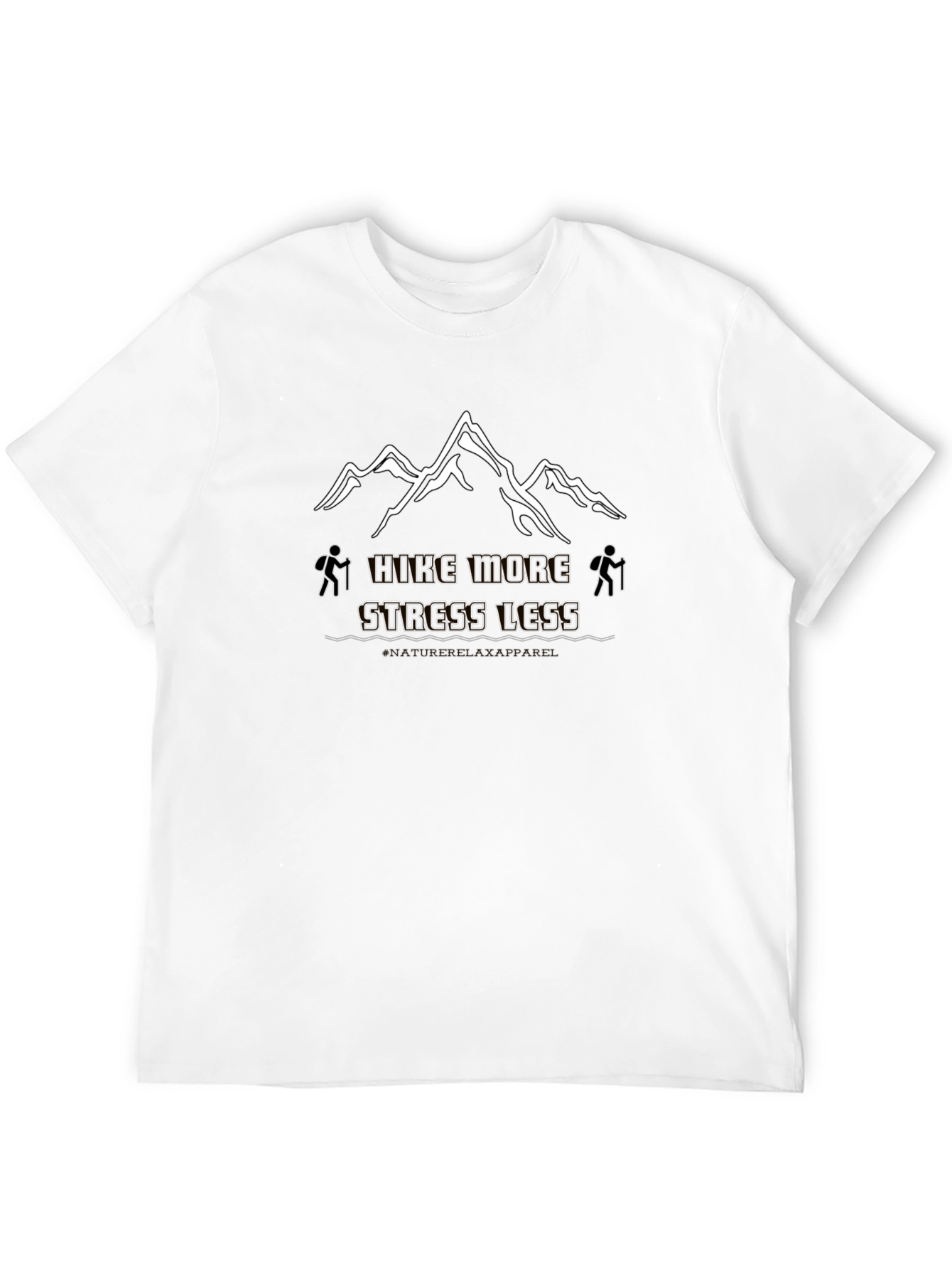 Hike More Stress Less Graphic Tee
