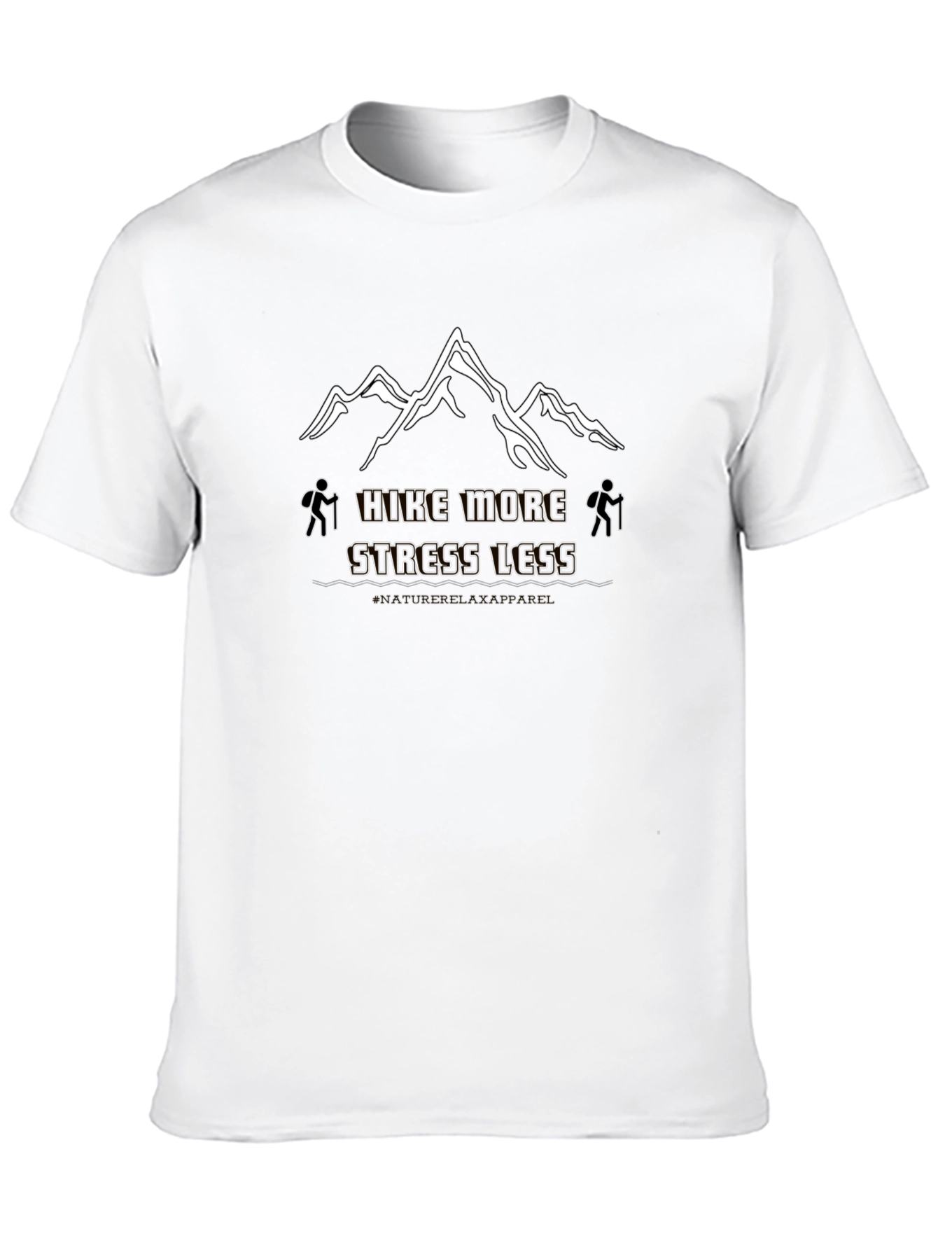 Hike More Stress Less Graphic Tee