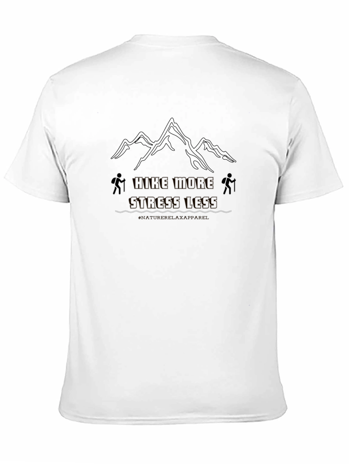 Hike More Stress Less Graphic Tee