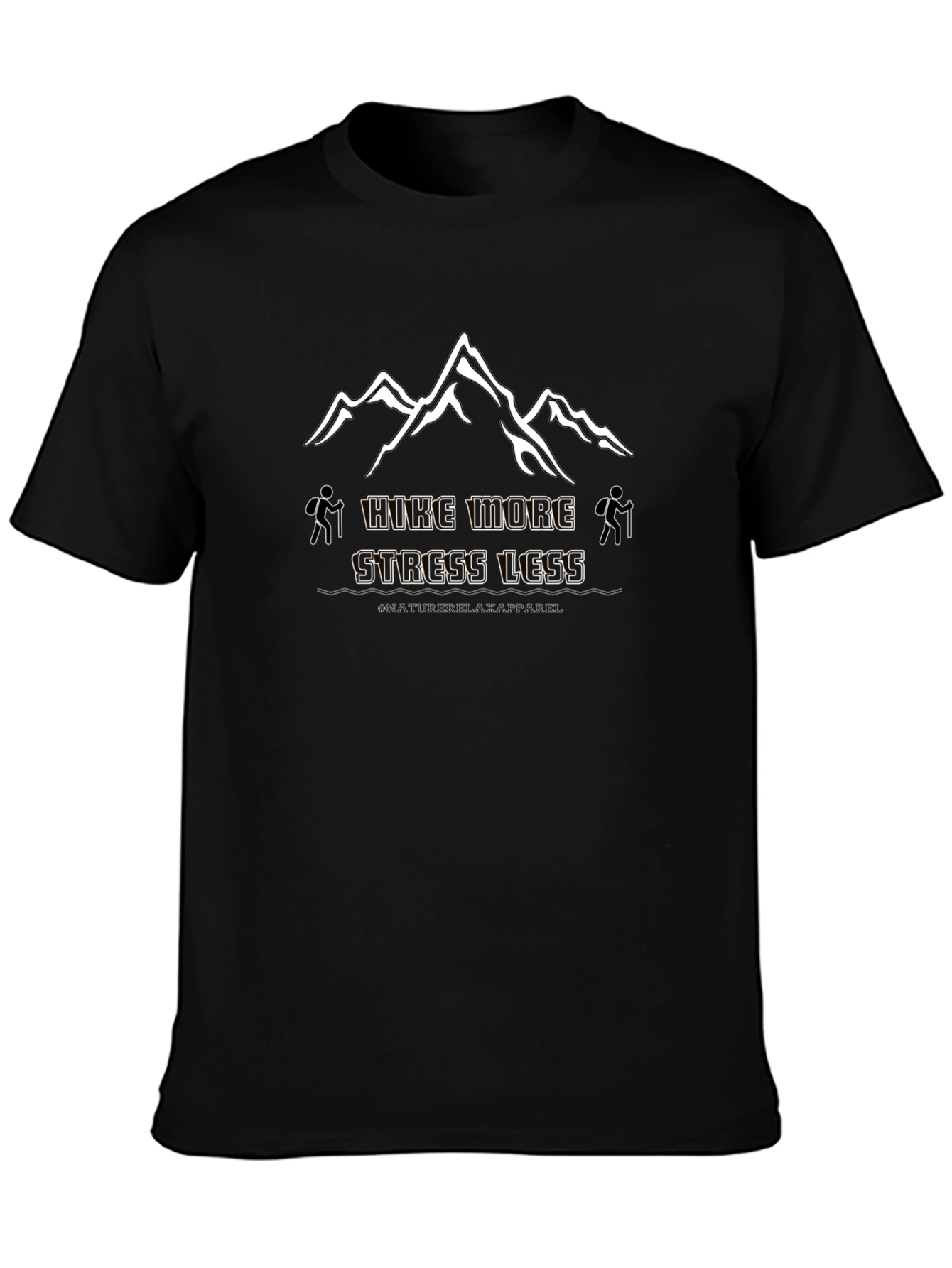 Hike More Stress Less Graphic Tee