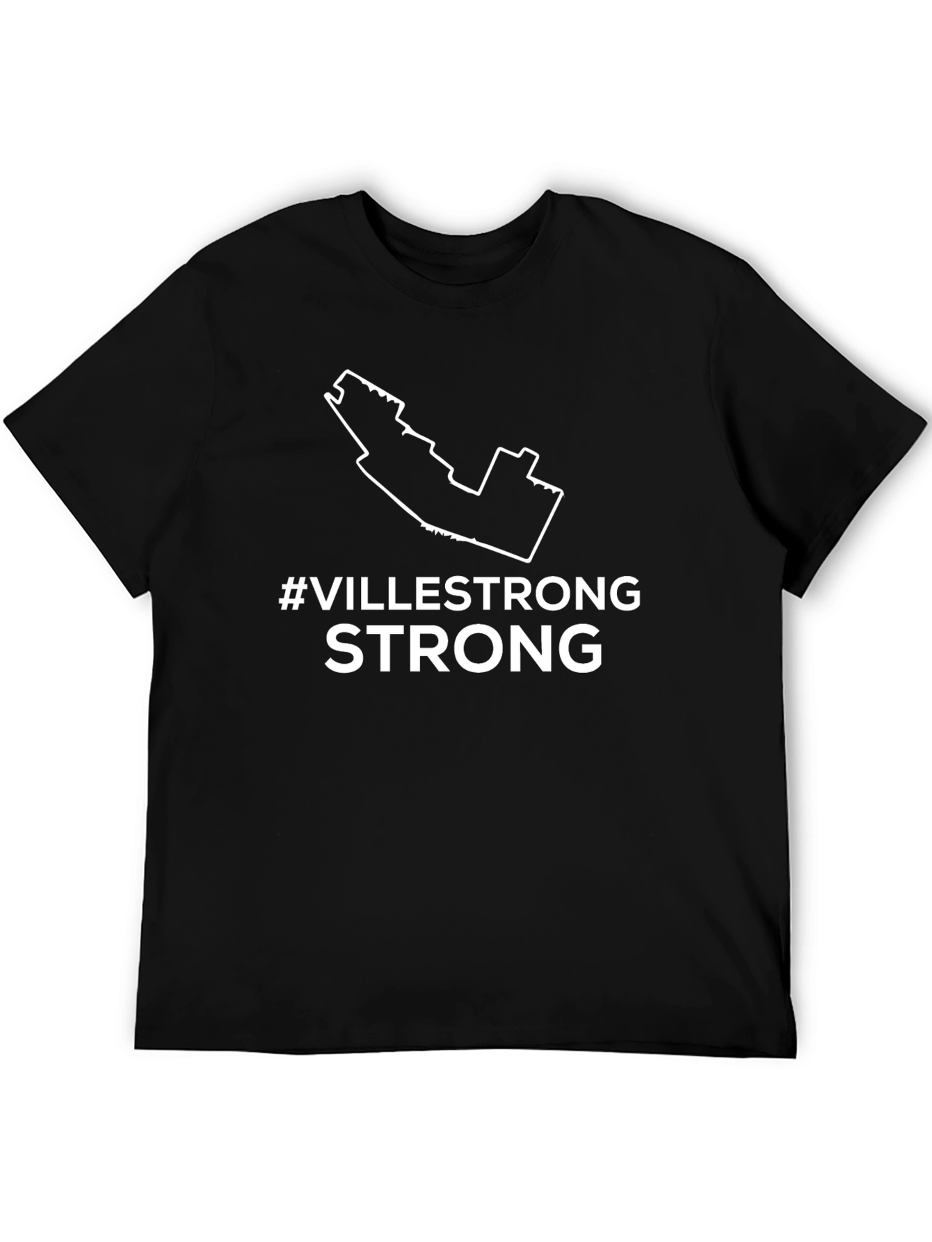 Ville Strong Black Graphic Tee