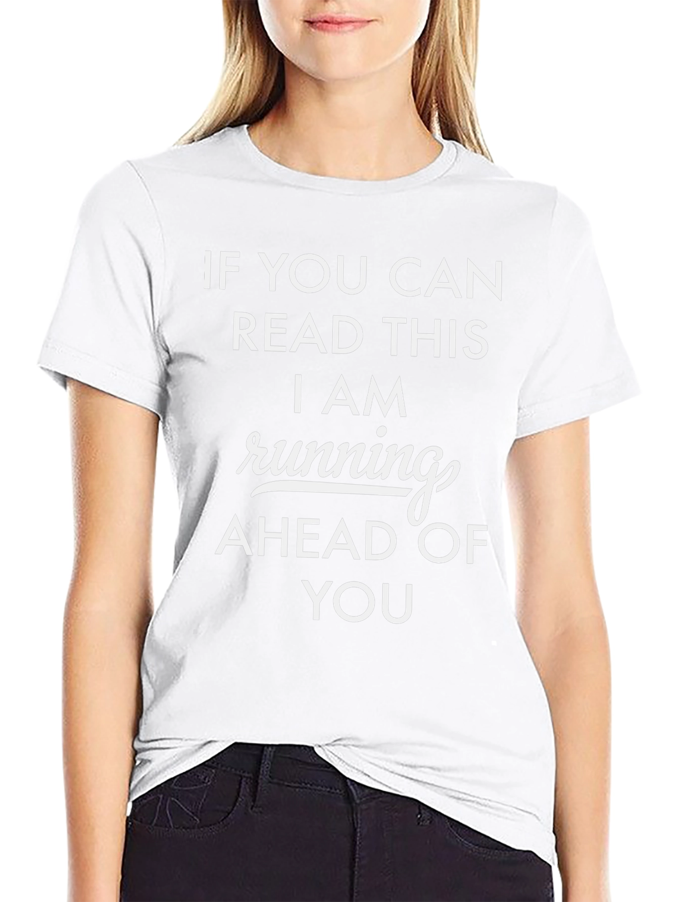 Funny Running T-Shirt - Ahead of You