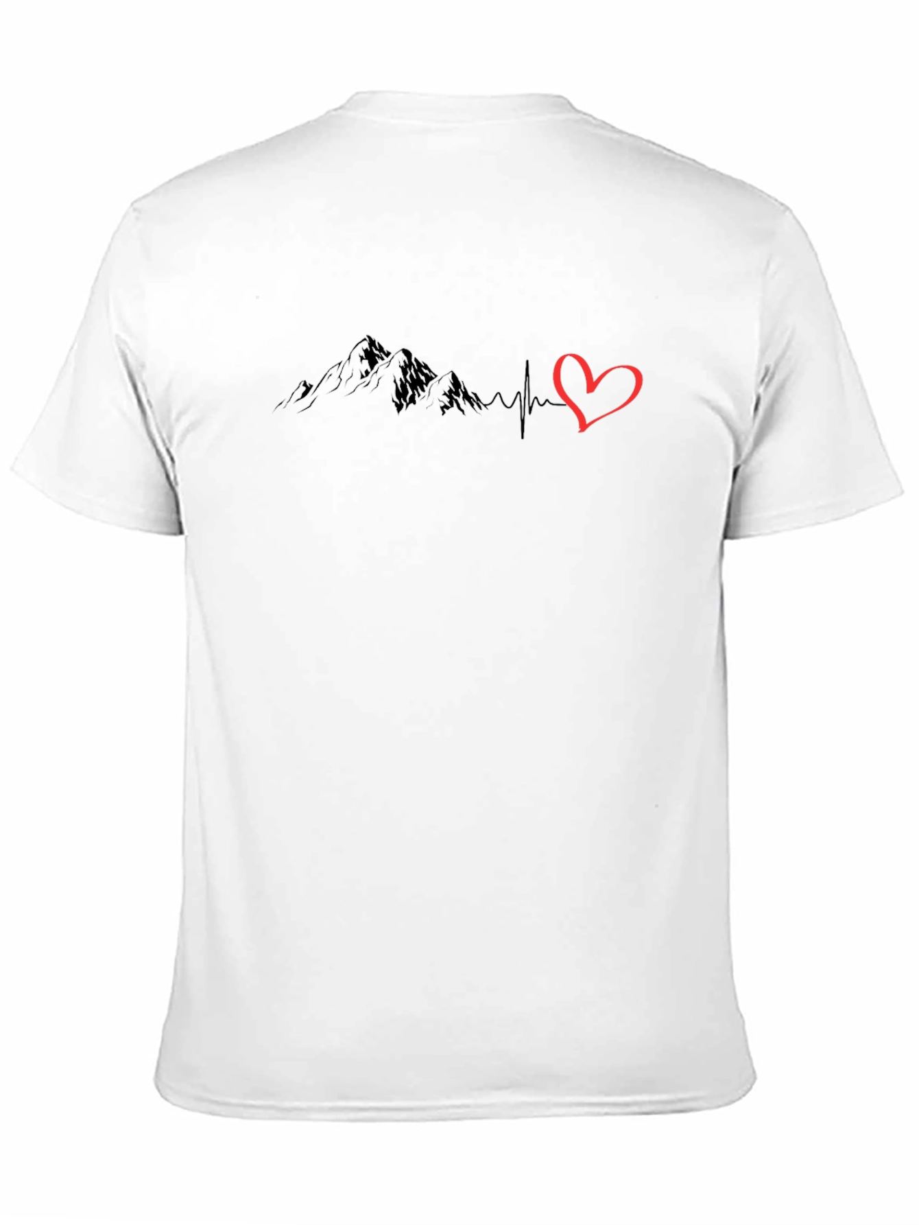 Mountain Heartbeat Graphic T-Shirt - Adventure Ready!