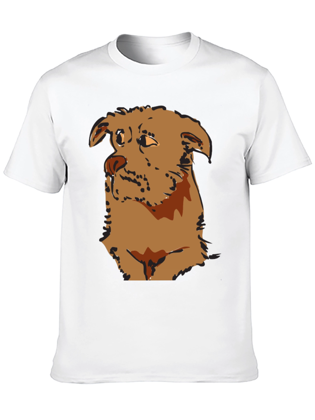 Dog Graphic T-Shirt - Casual Style
