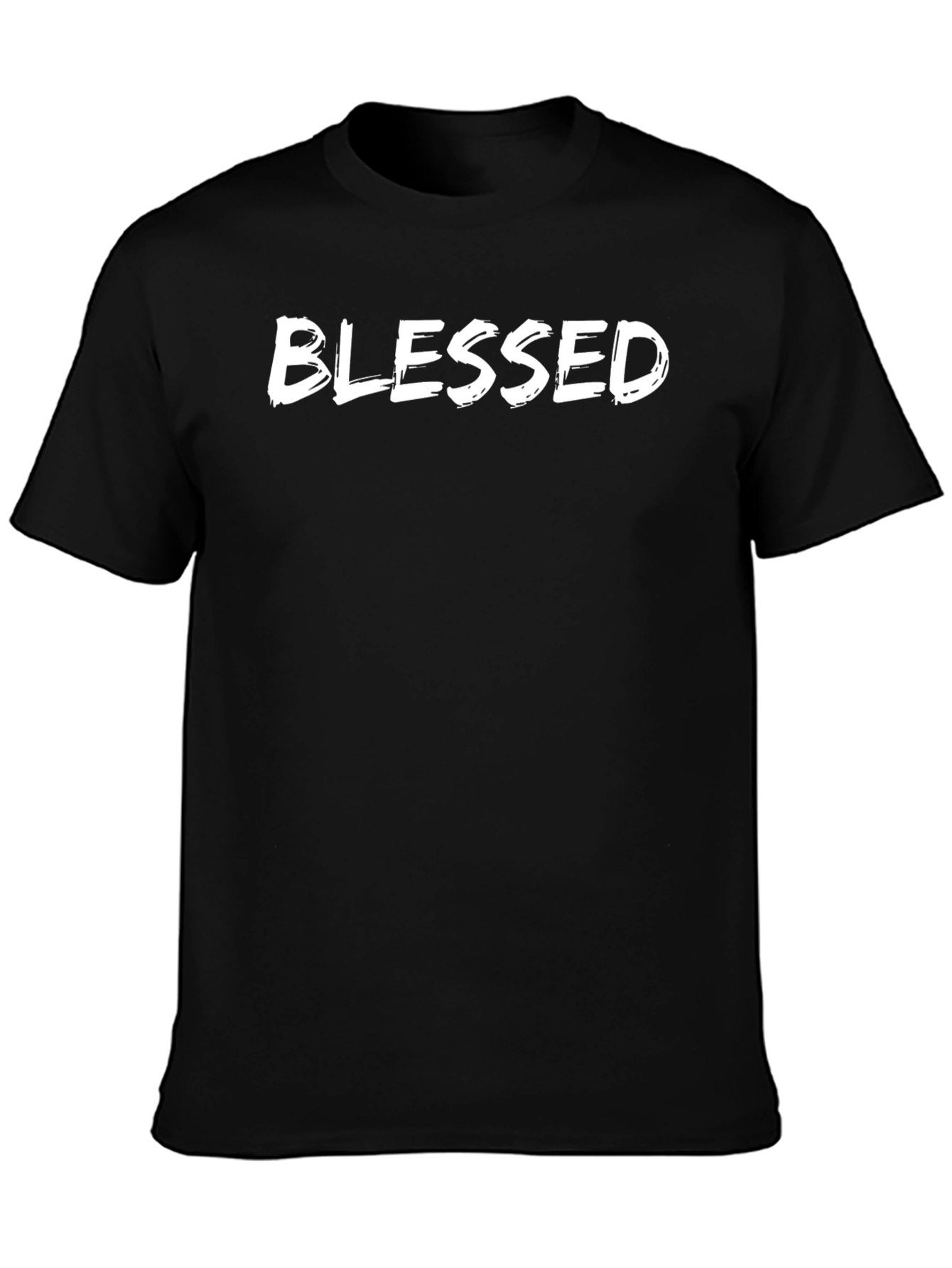 Blessed Black Graphic Tee - Stylish Comfort