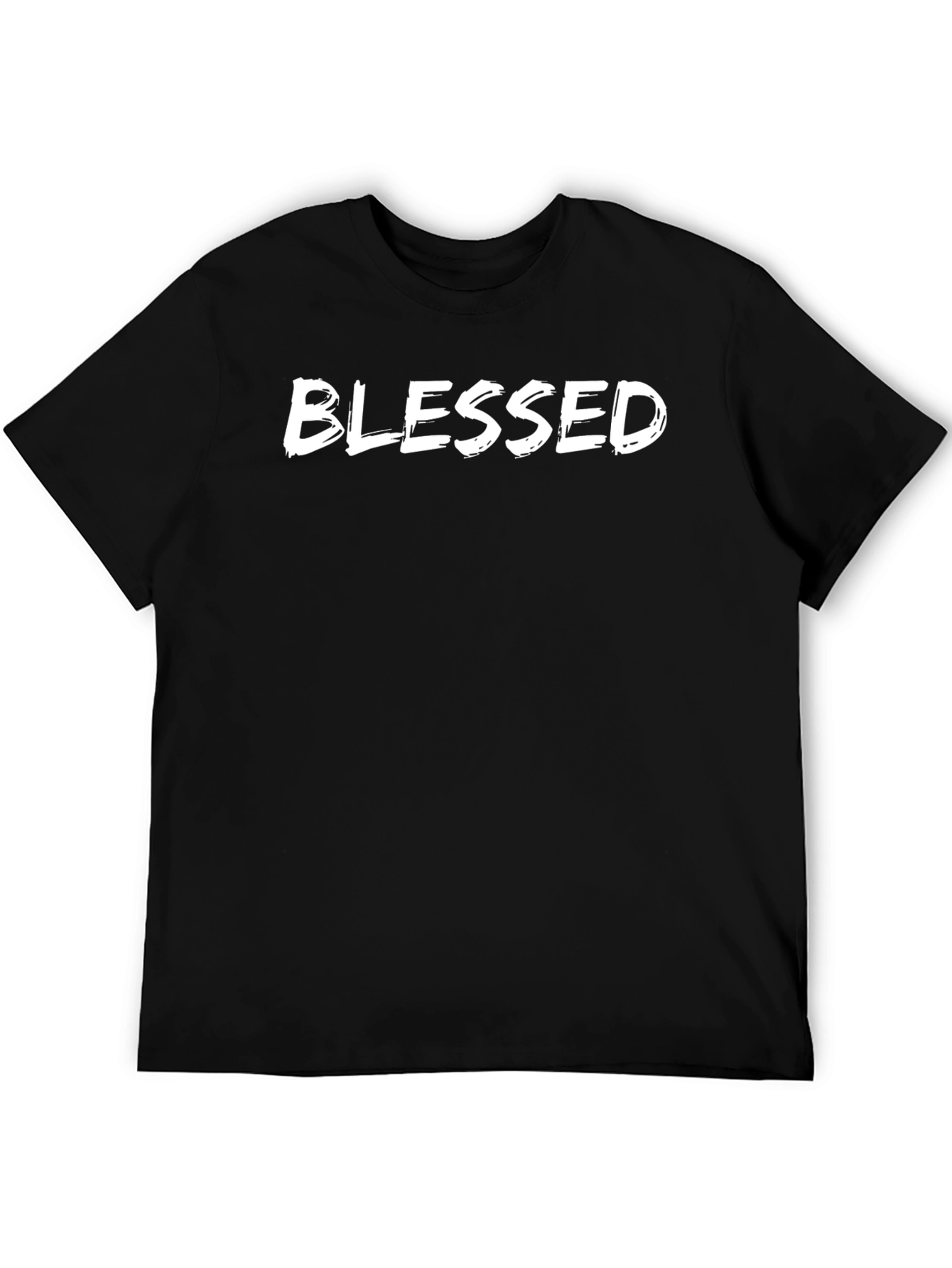 Blessed Black Graphic Tee - Stylish Comfort