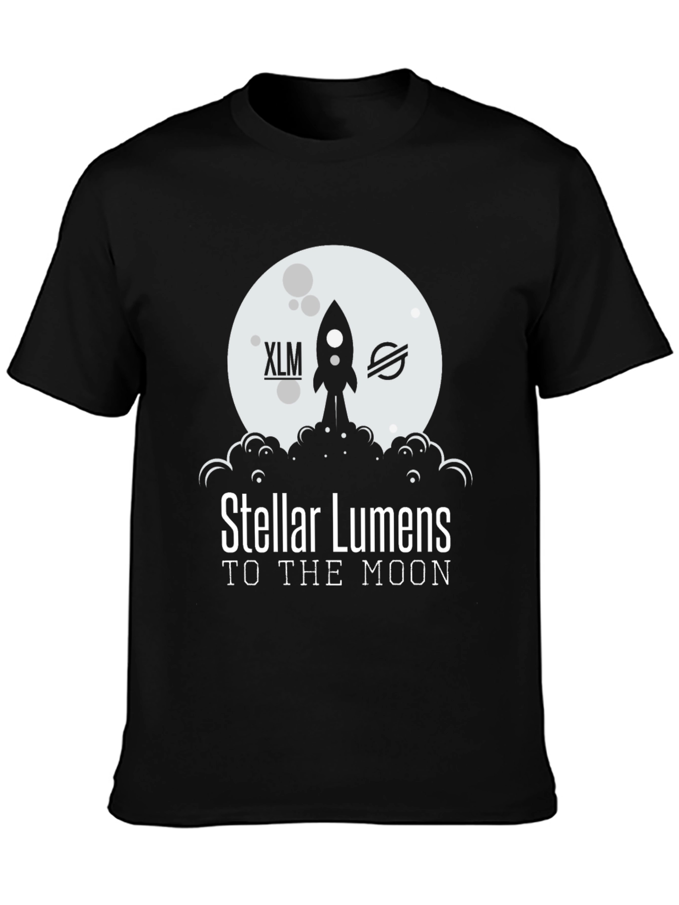 Stellar Lumens Crypto T-Shirt - To The Moon XLM