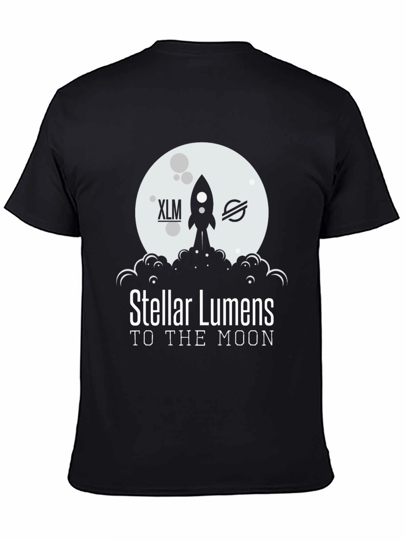 Stellar Lumens Crypto T-Shirt - To The Moon XLM