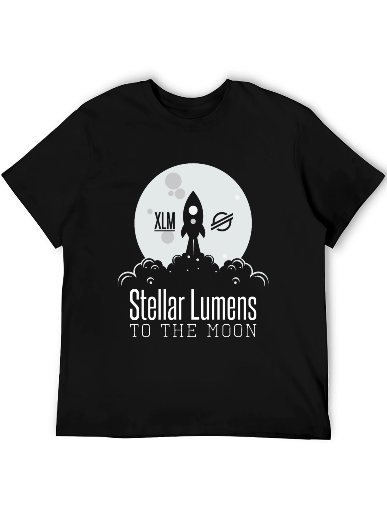 Stellar Lumens Crypto T-Shirt - To The Moon XLM
