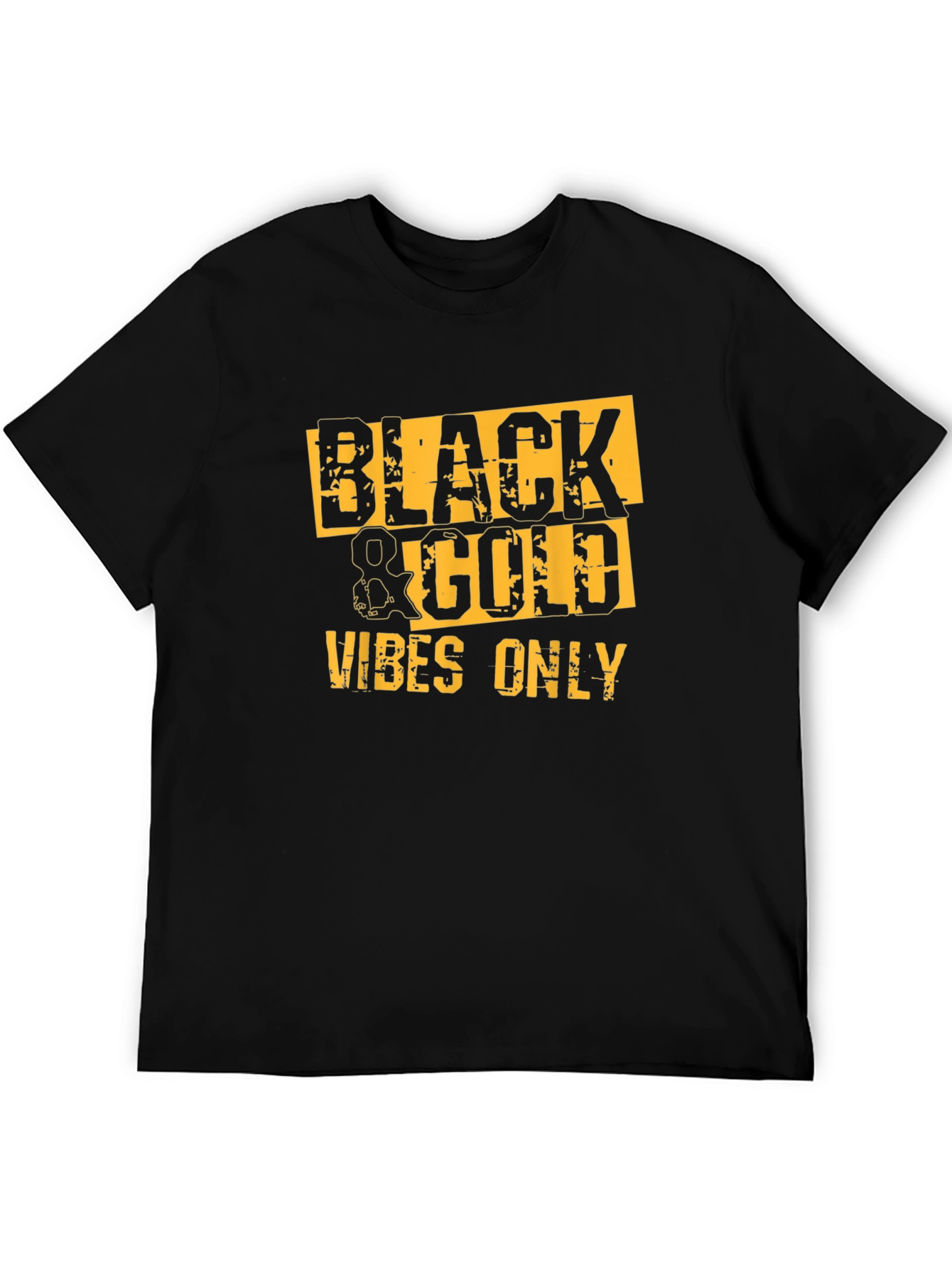 Black & Gold Vibes Only Graphic Tee