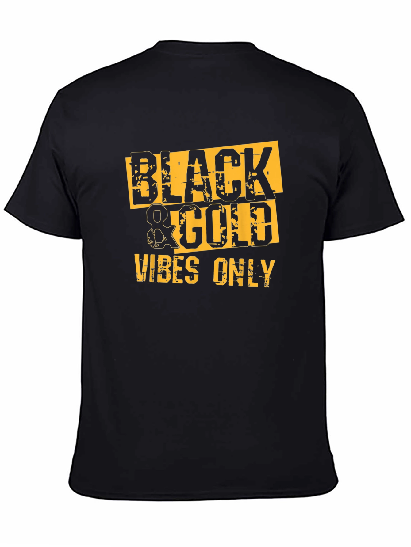Black & Gold Vibes Only Graphic Tee
