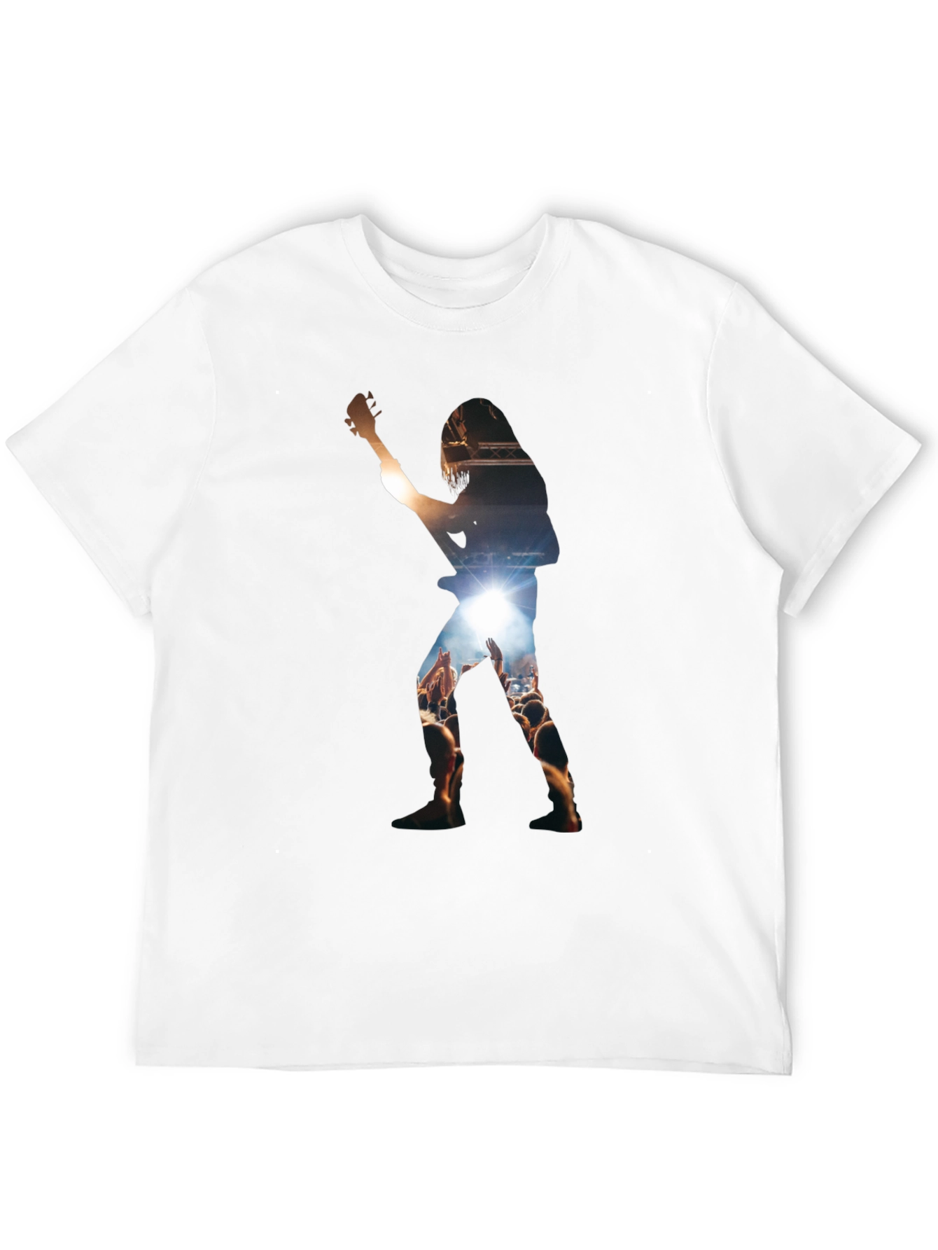 Rock Concert Silhouette Graphic T-Shirt