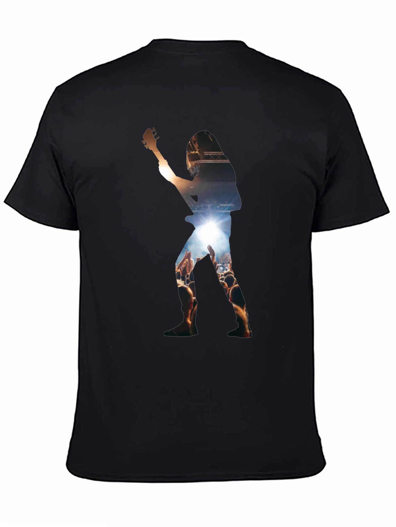 Rock Concert Silhouette Graphic T-Shirt