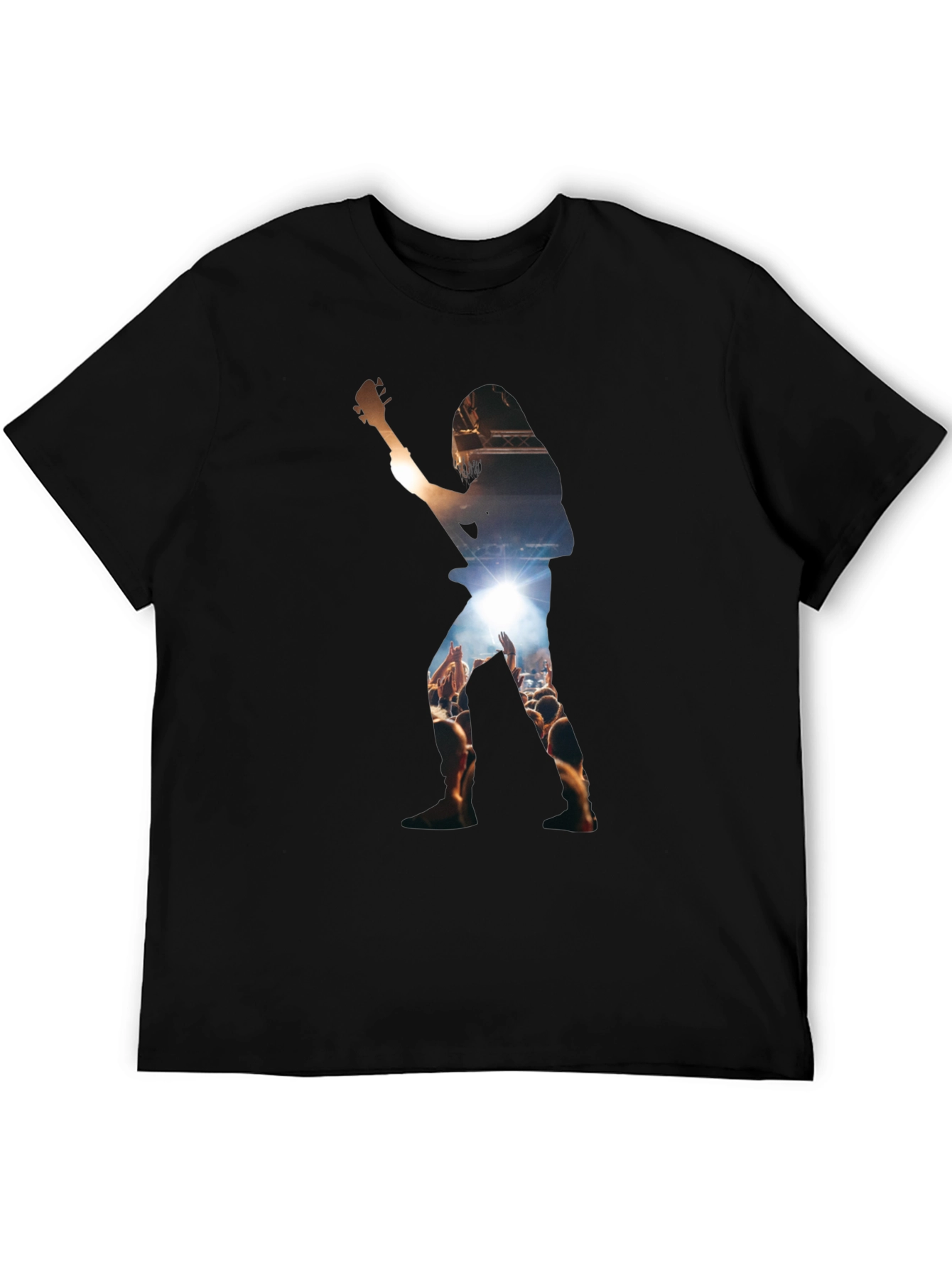Rock Concert Silhouette Graphic T-Shirt