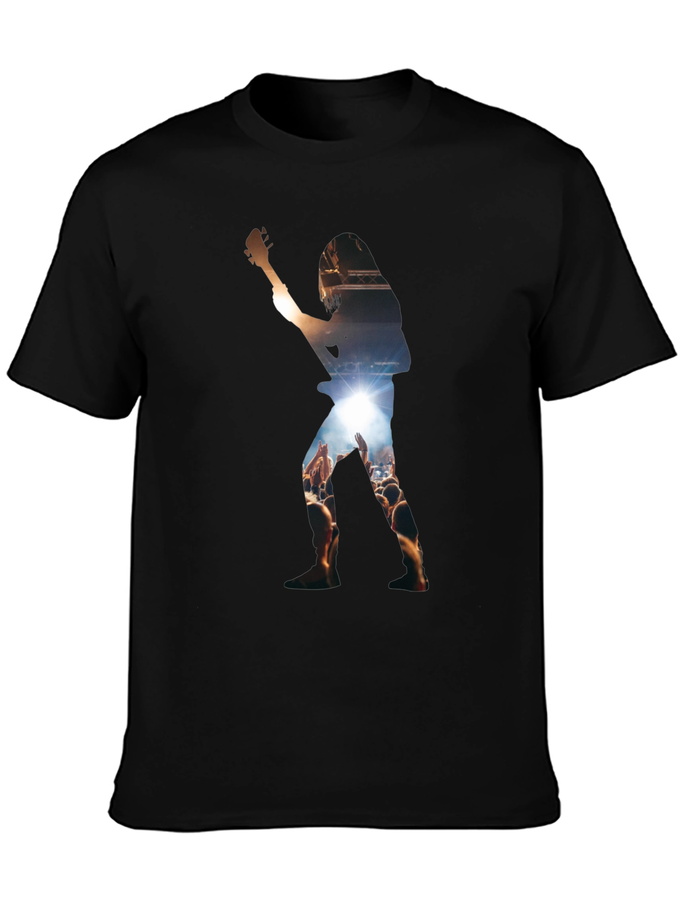 Rock Concert Silhouette Graphic T-Shirt