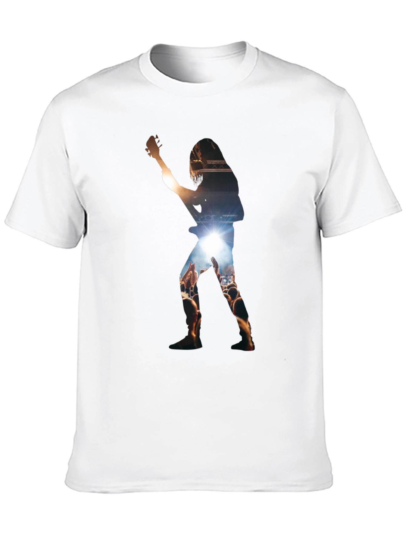 Rock Concert Silhouette Graphic T-Shirt