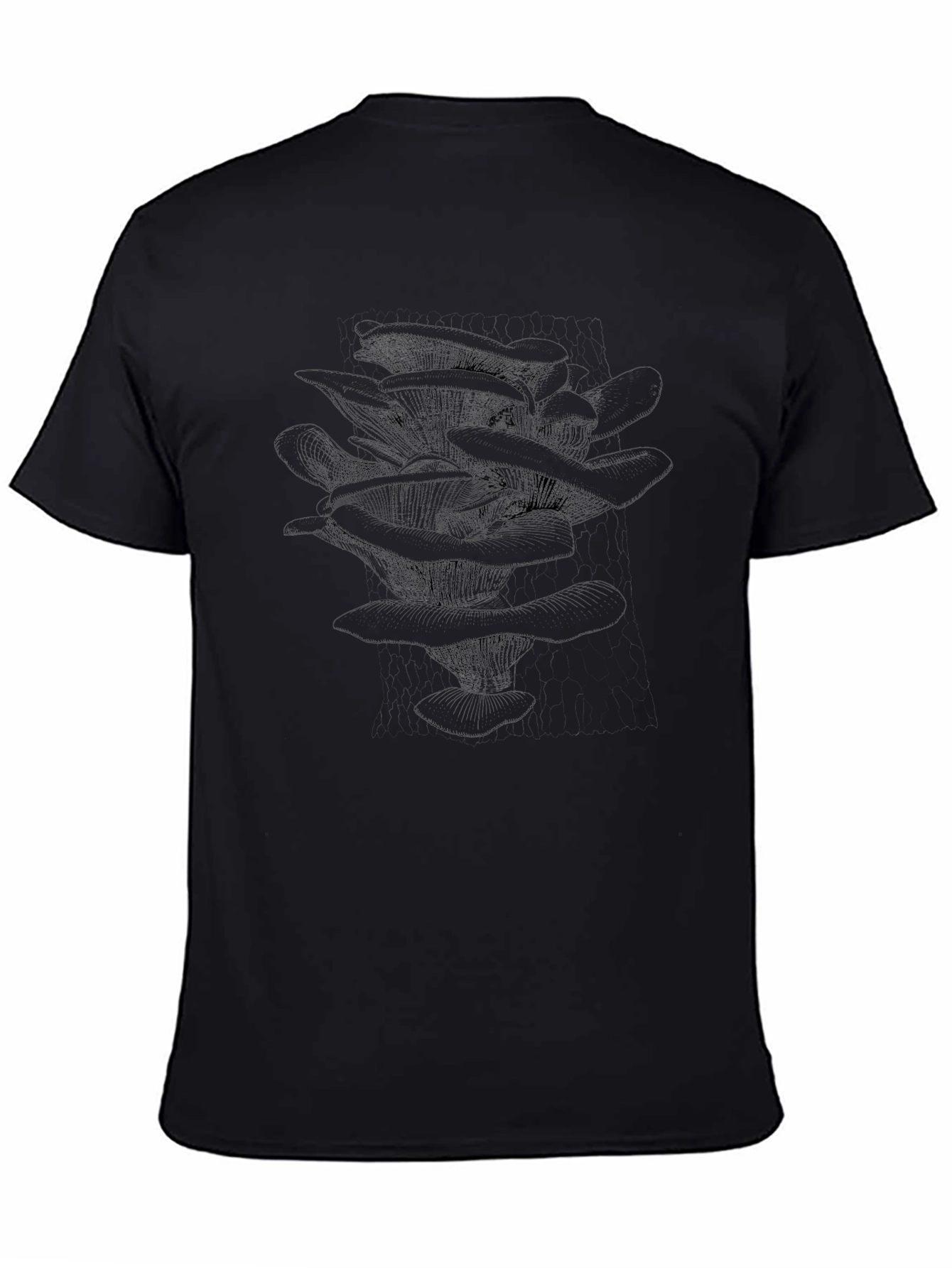 Mens Black Graphic Tee - Modern Casual Style