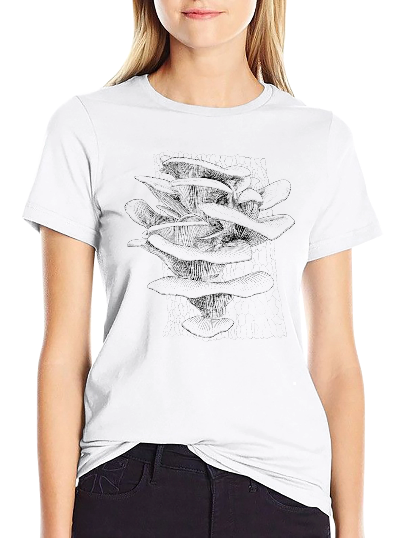 Mens Black Graphic Tee - Modern Casual Style