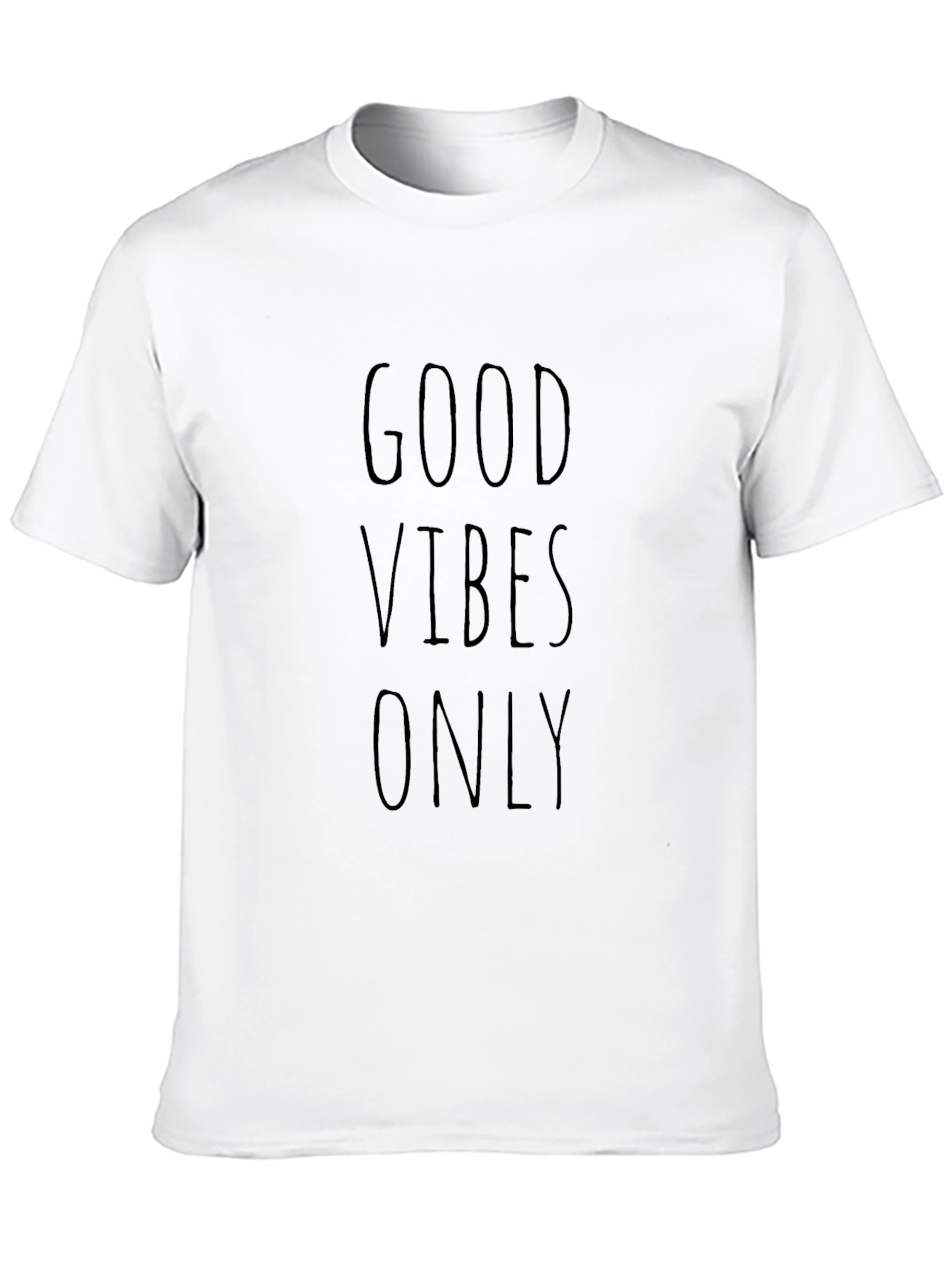 Good Vibes Only Black Graphic Tee