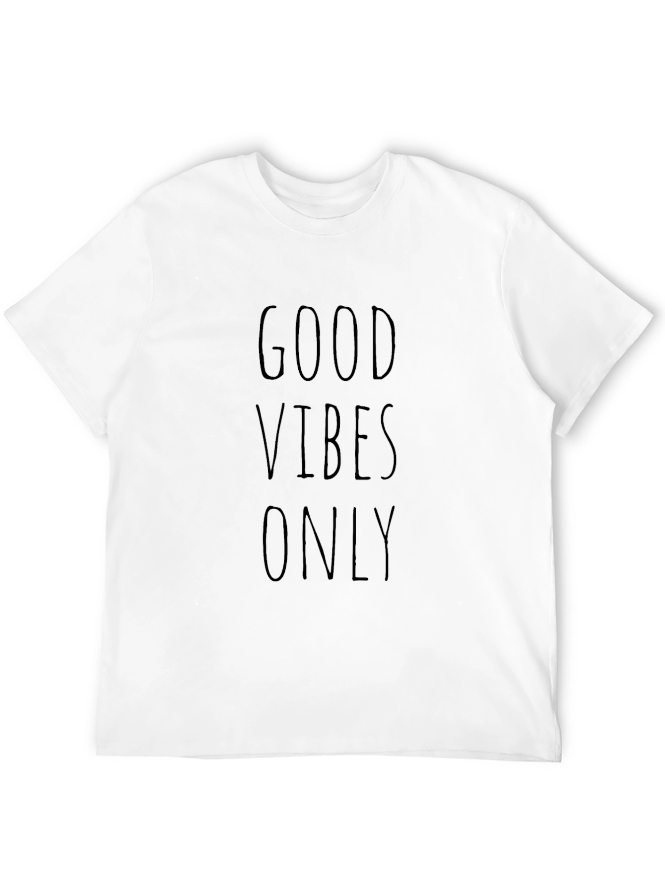 Good Vibes Only Black Graphic Tee