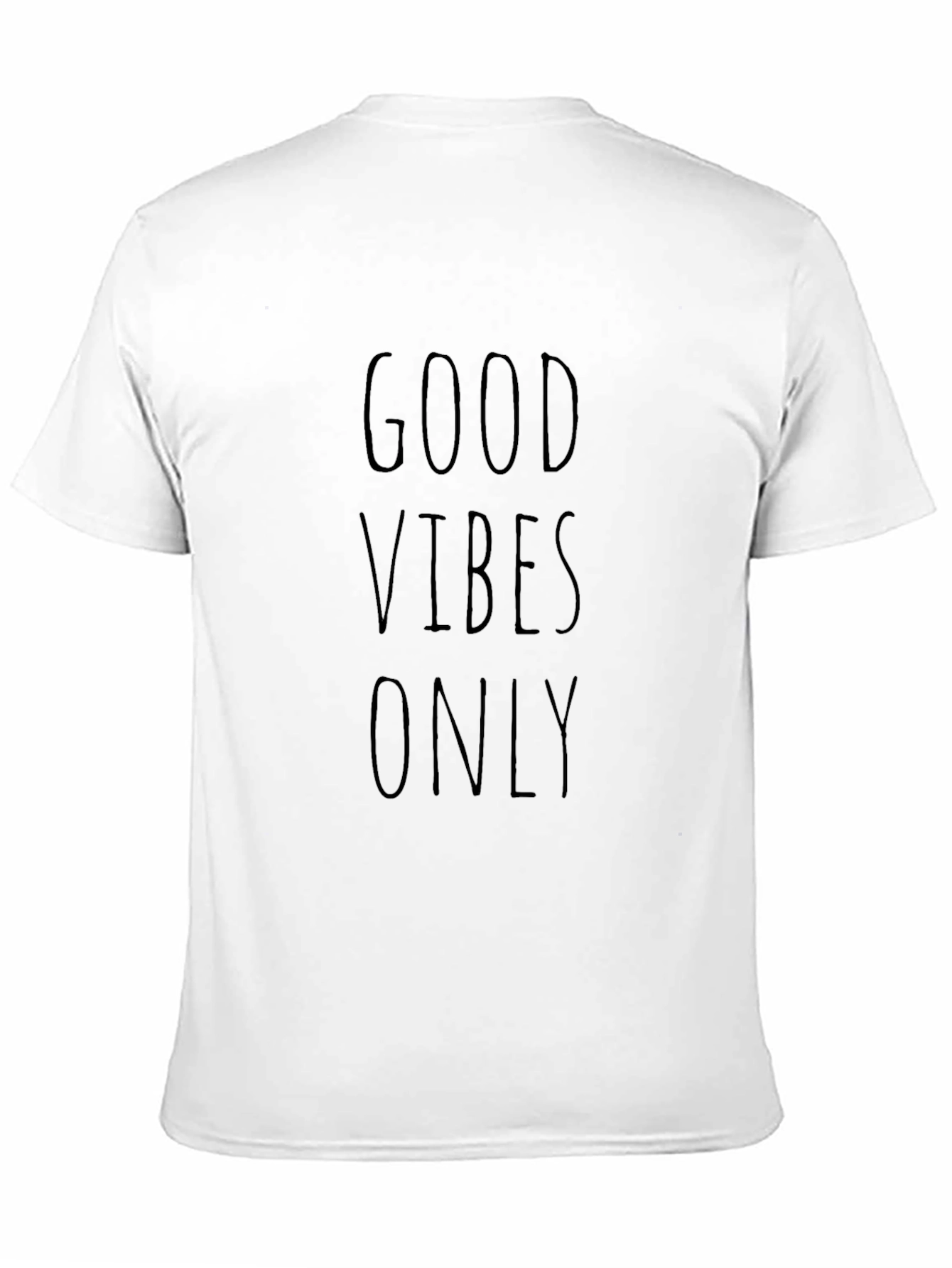 Good Vibes Only Black Graphic Tee