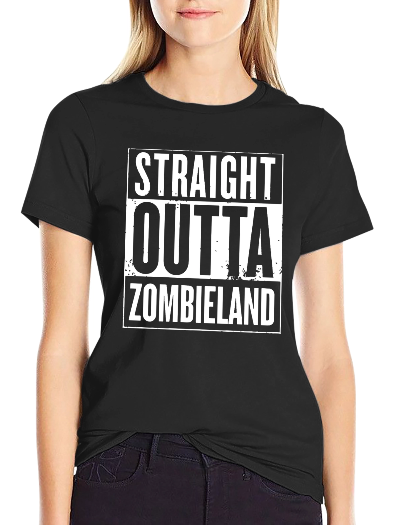 Straight Outta Zombieland Graphic T-Shirt