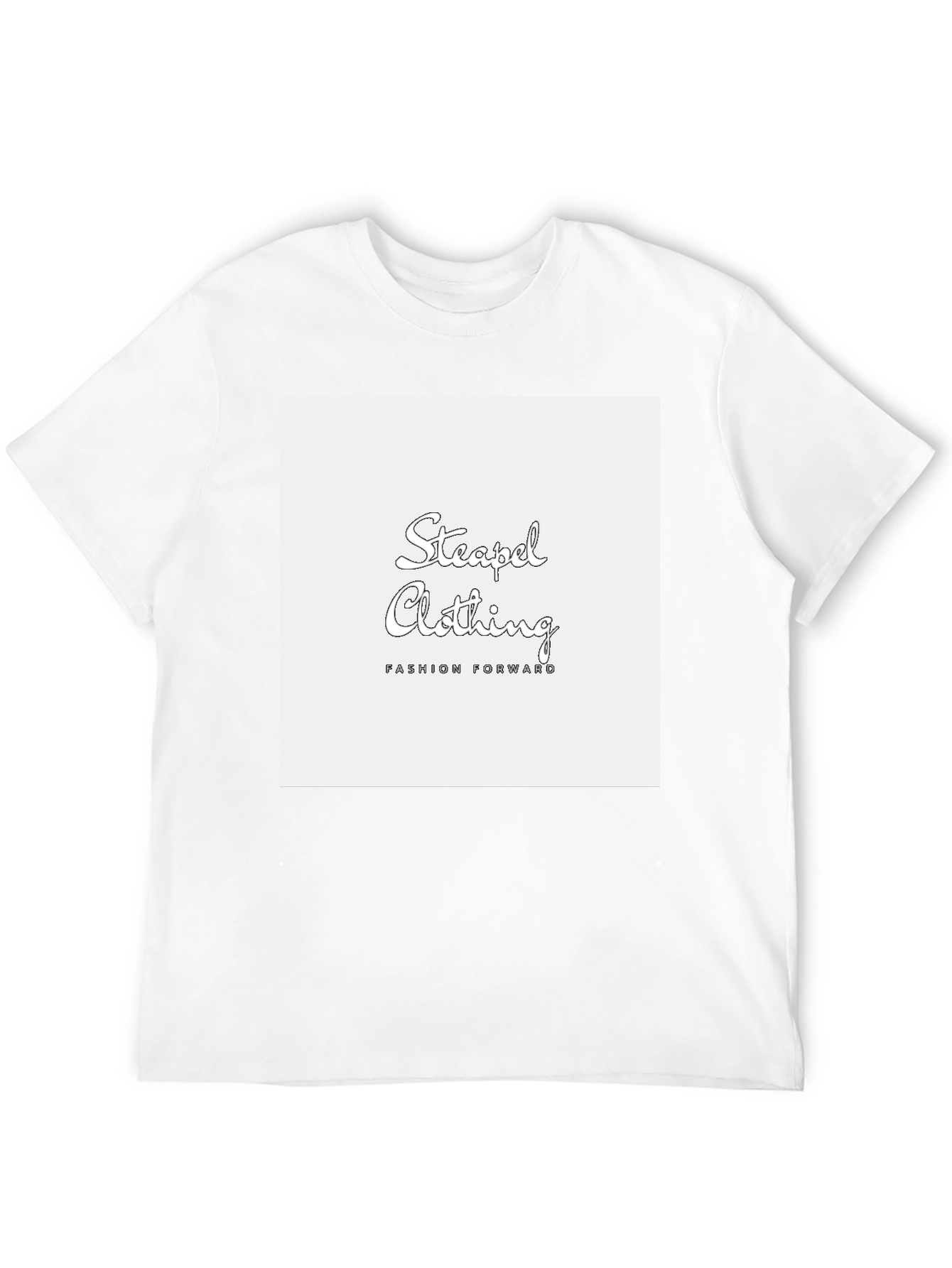 Stylish Black Graphic Tee - Steaped Clothing Fashion