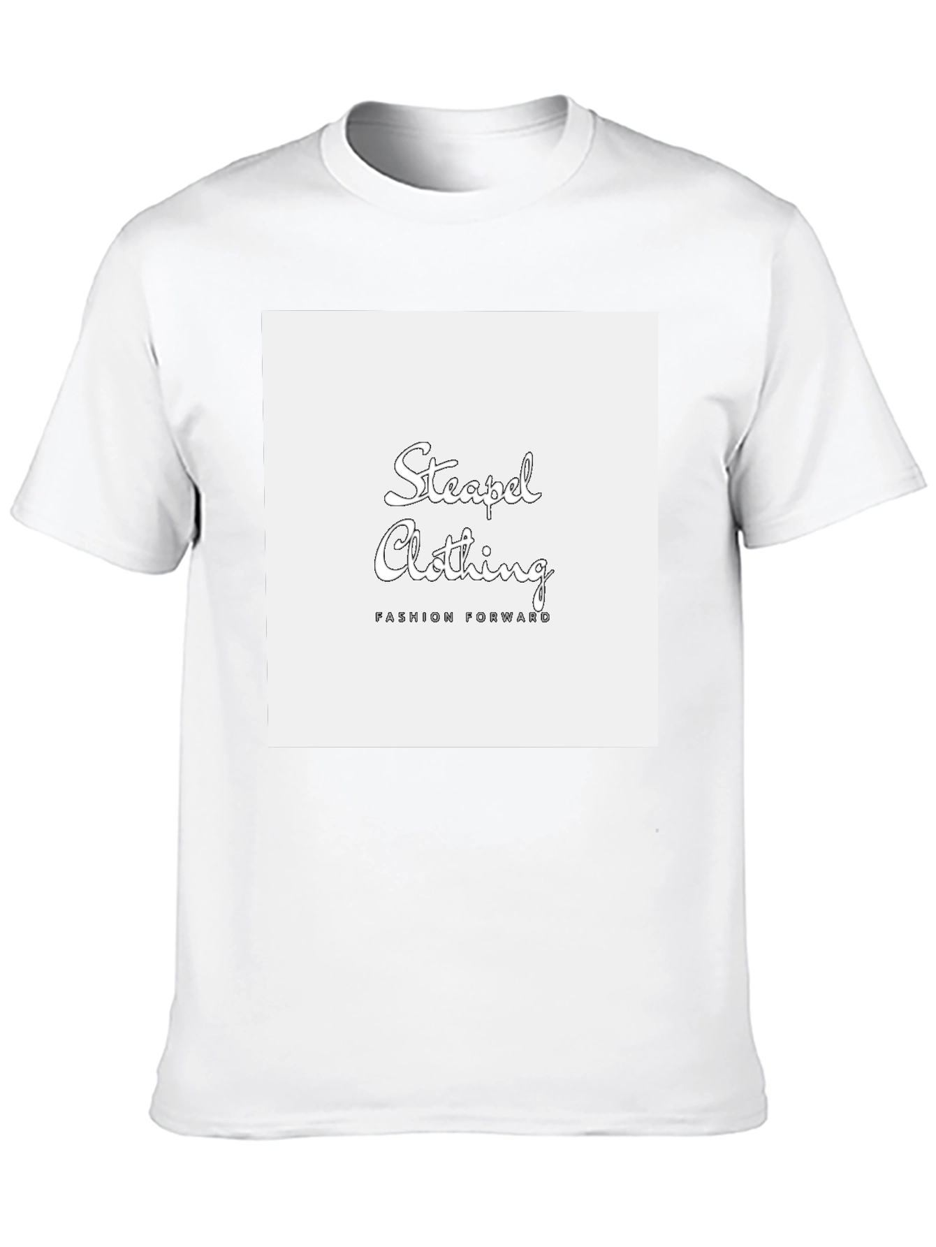 Stylish Black Graphic Tee - Steaped Clothing Fashion