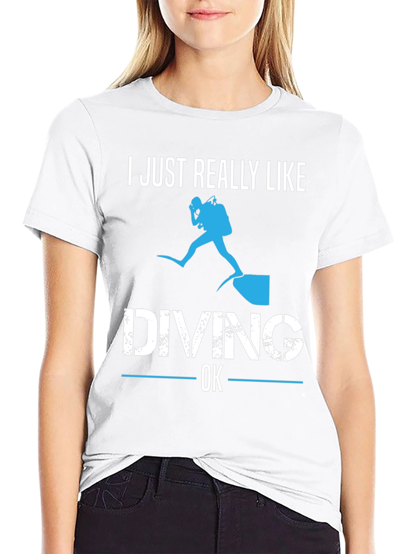 Diving Enthusiast Graphic T-Shirt
