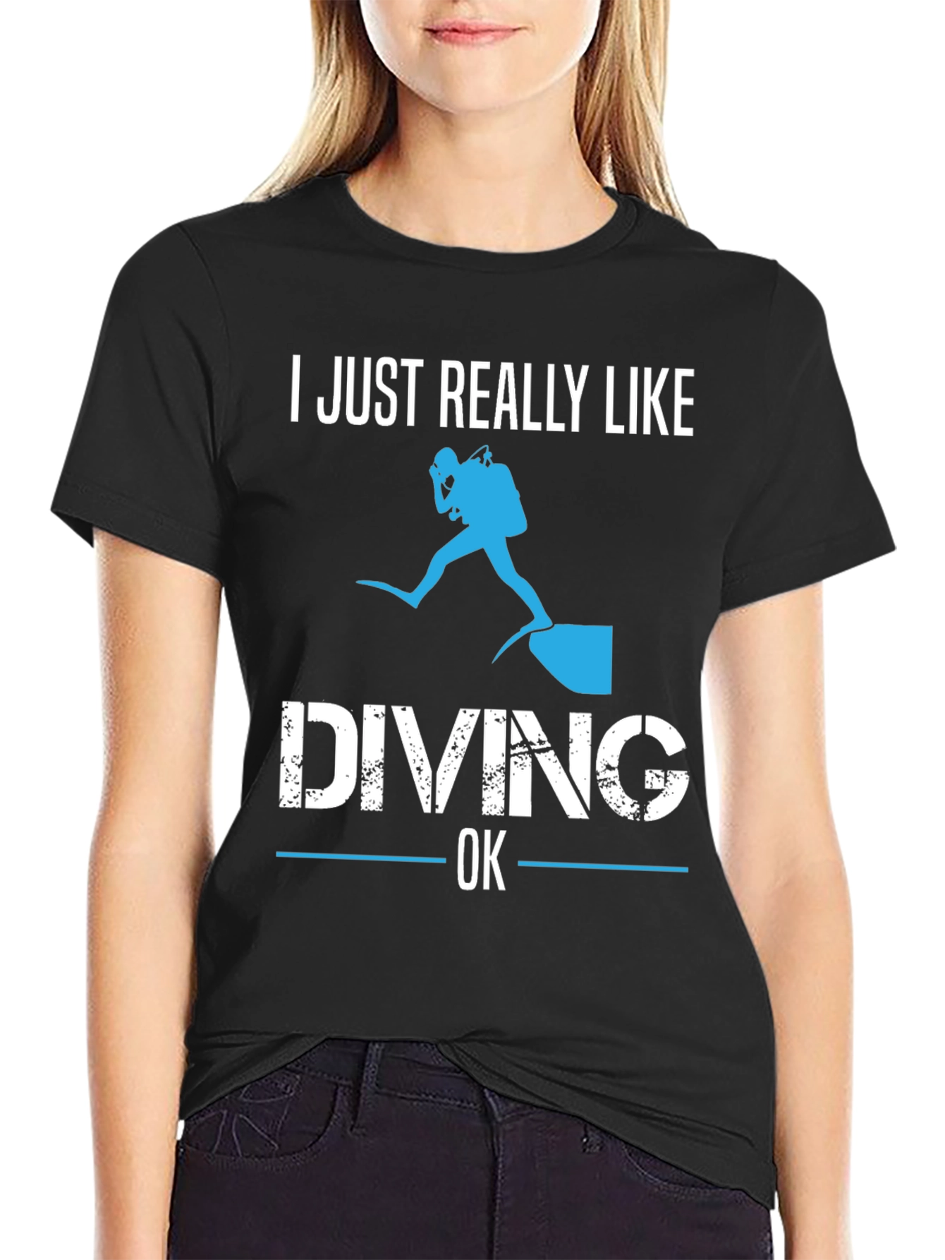 Diving Enthusiast Graphic T-Shirt