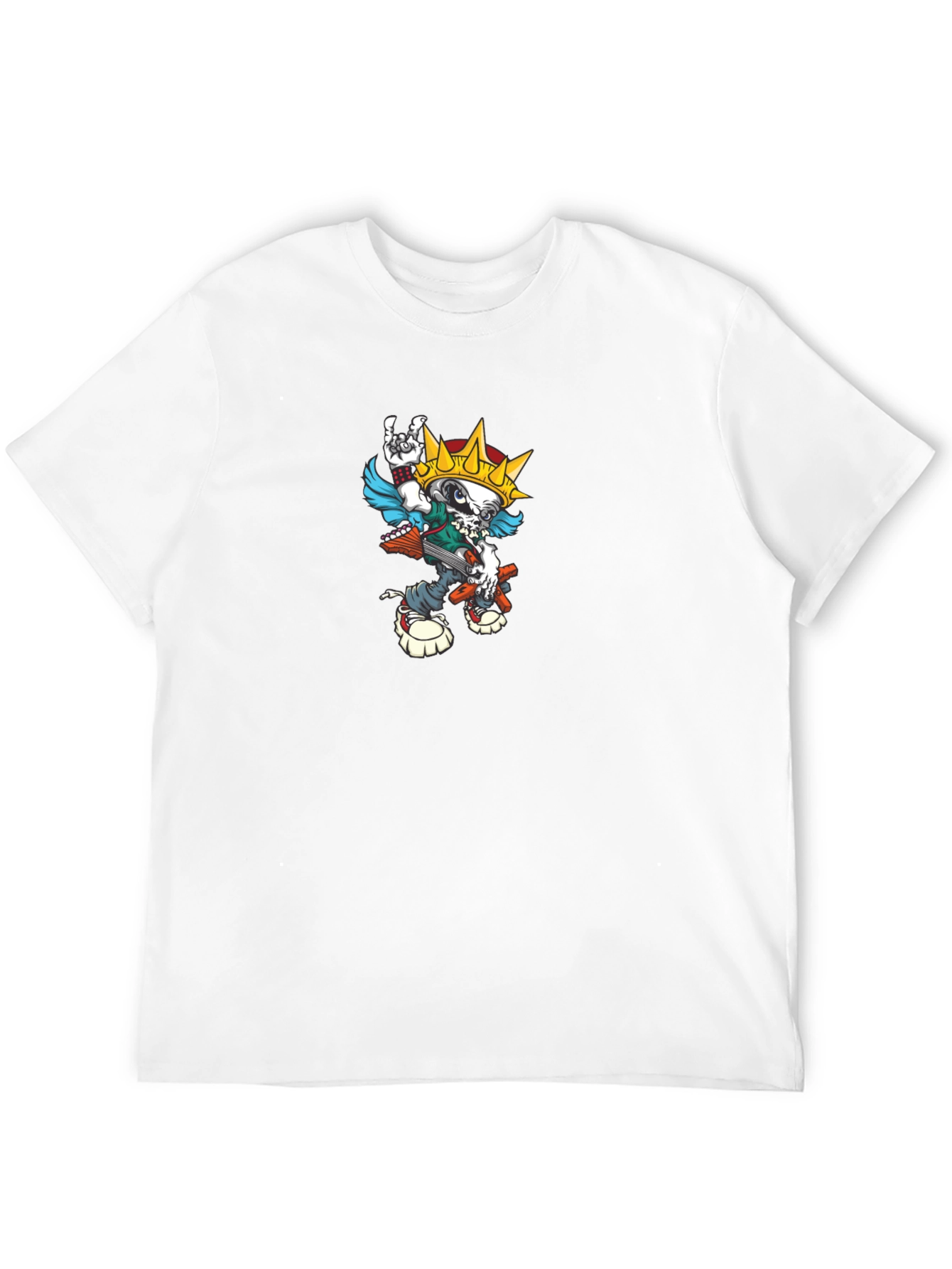 Skull King Graphic T-Shirt - Black Cotton Tee