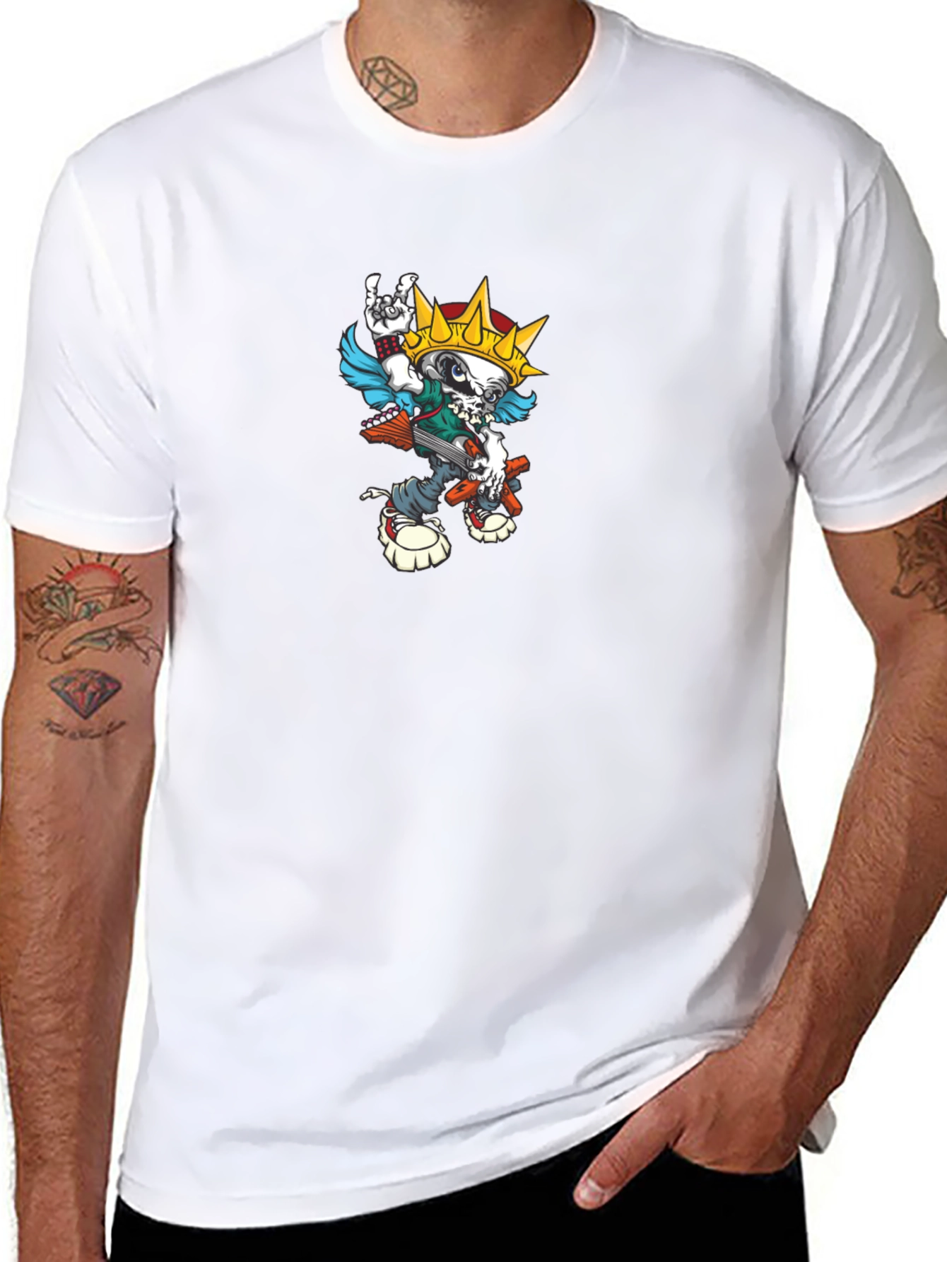Skull King Graphic T-Shirt - Black Cotton Tee