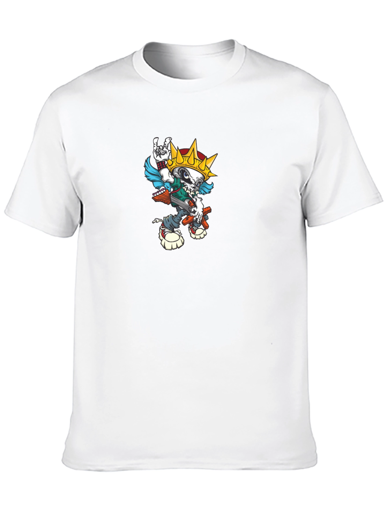 Skull King Graphic T-Shirt - Black Cotton Tee