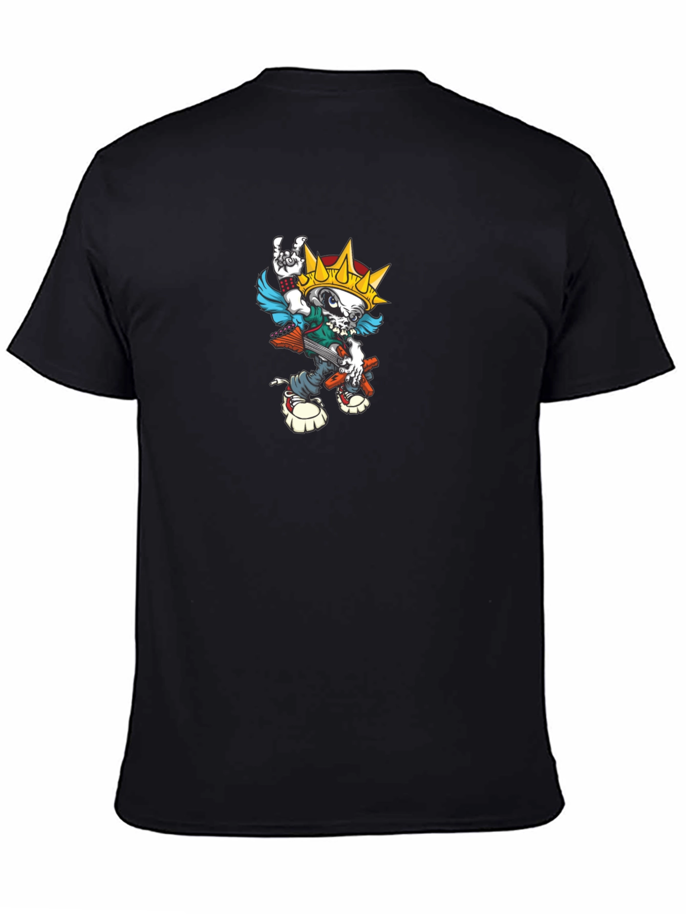 Skull King Graphic T-Shirt - Black Cotton Tee