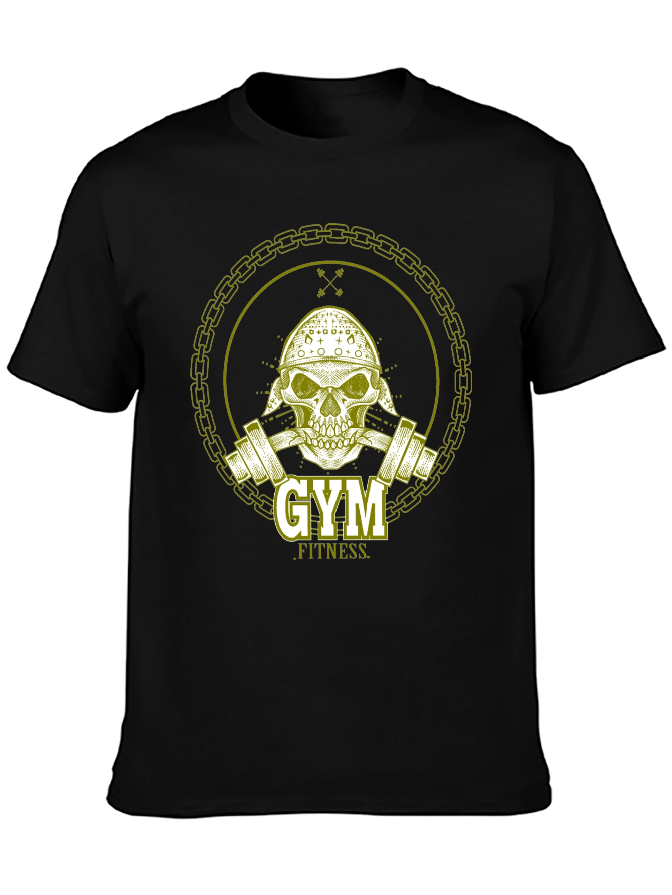 Gym Fitness Viking Skull T-Shirt