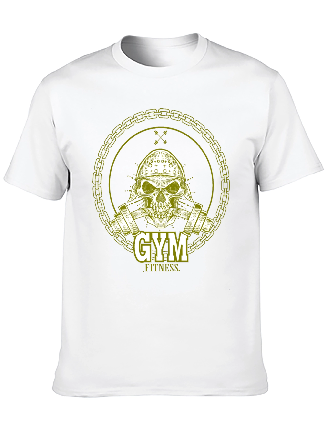 Gym Fitness Viking Skull T-Shirt
