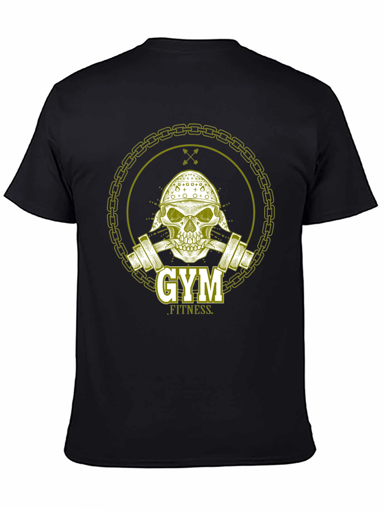 Gym Fitness Viking Skull T-Shirt