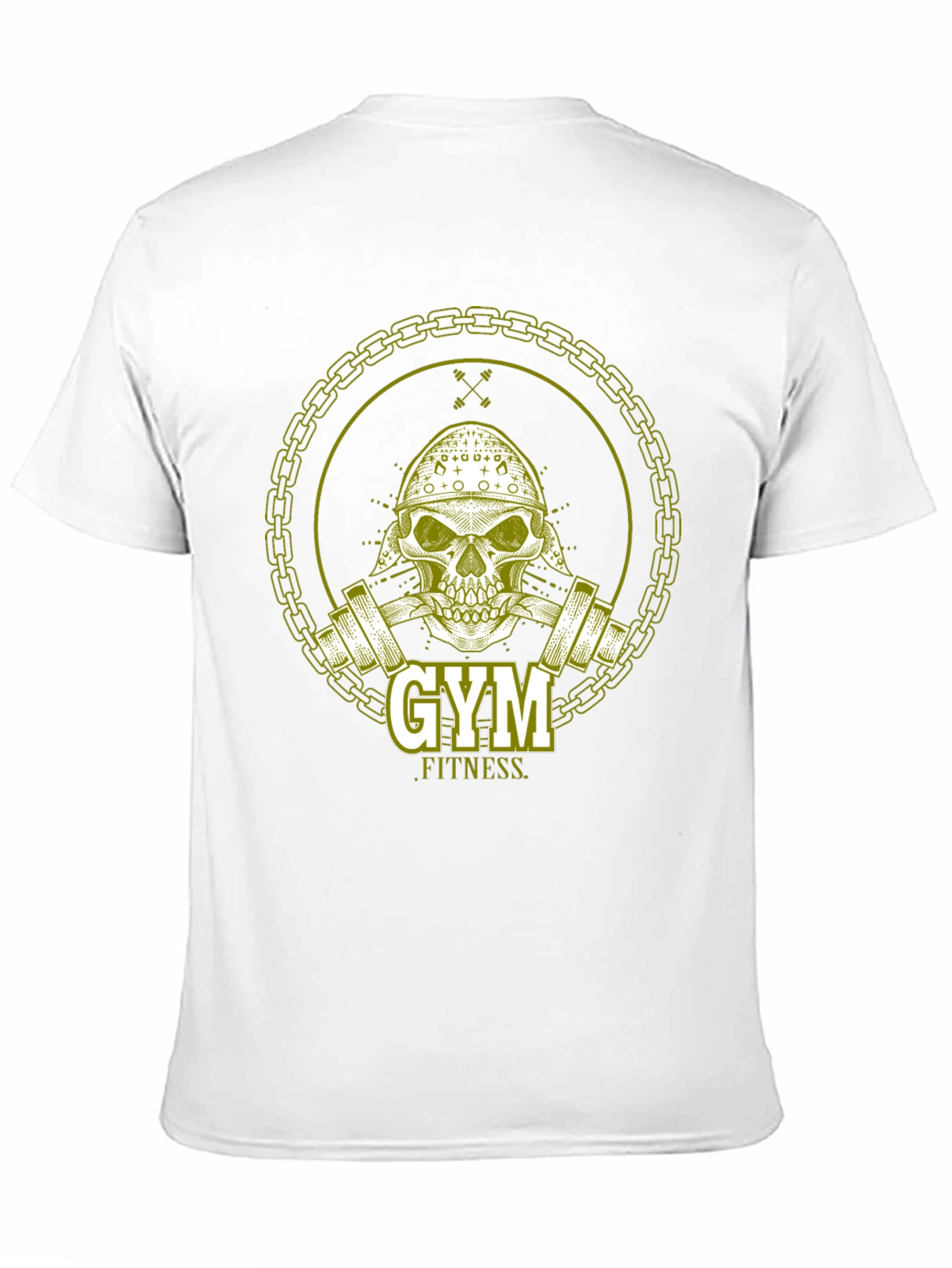 Gym Fitness Viking Skull T-Shirt