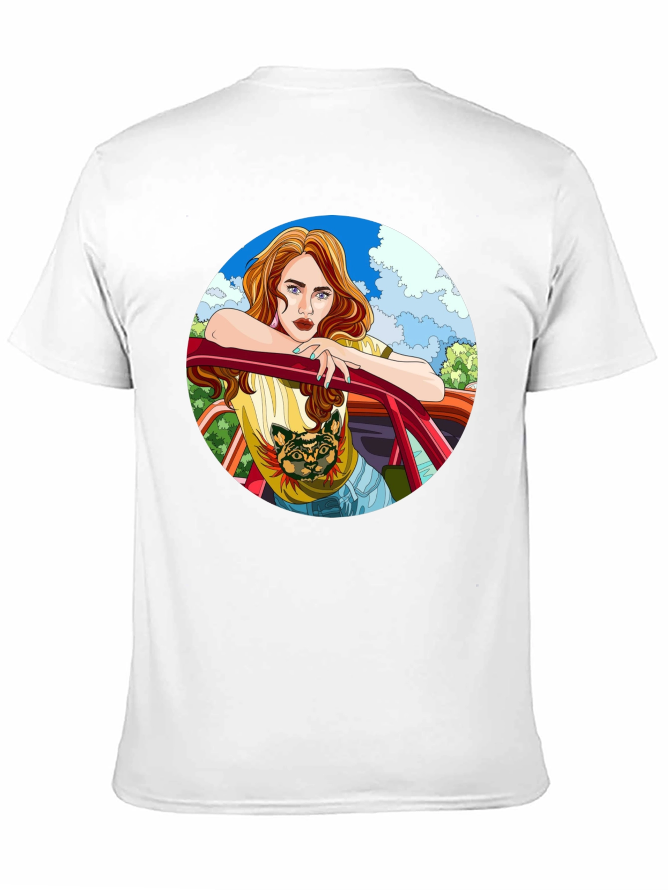 Cartoon Girl T-Shirt: Edgy Stylish & Unique