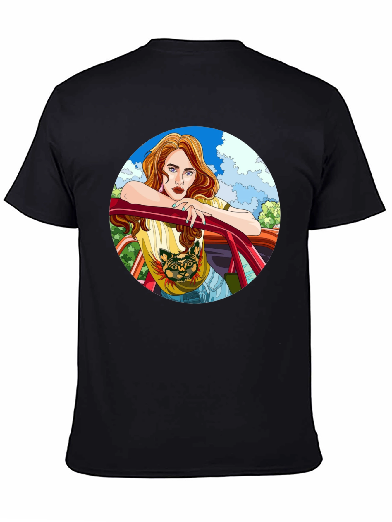 Cartoon Girl T-Shirt: Edgy Stylish & Unique