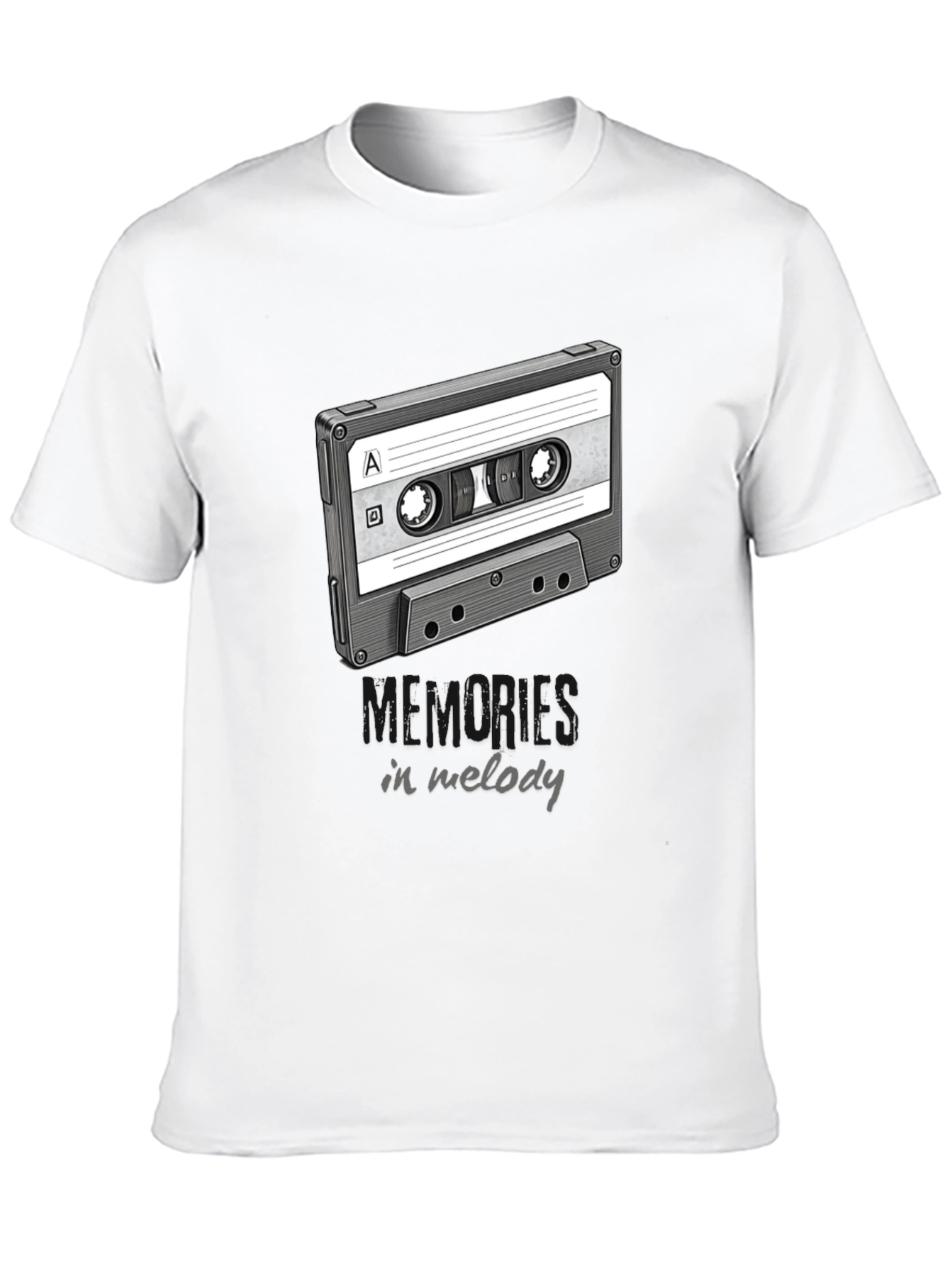 Retro Cassette Tape T-Shirt - Memories in Melody