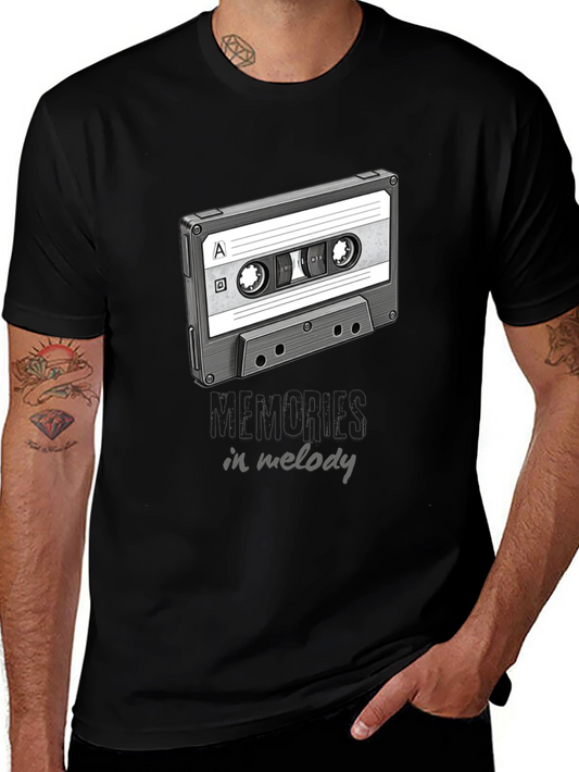 Retro Cassette Tape T-Shirt - Memories in Melody